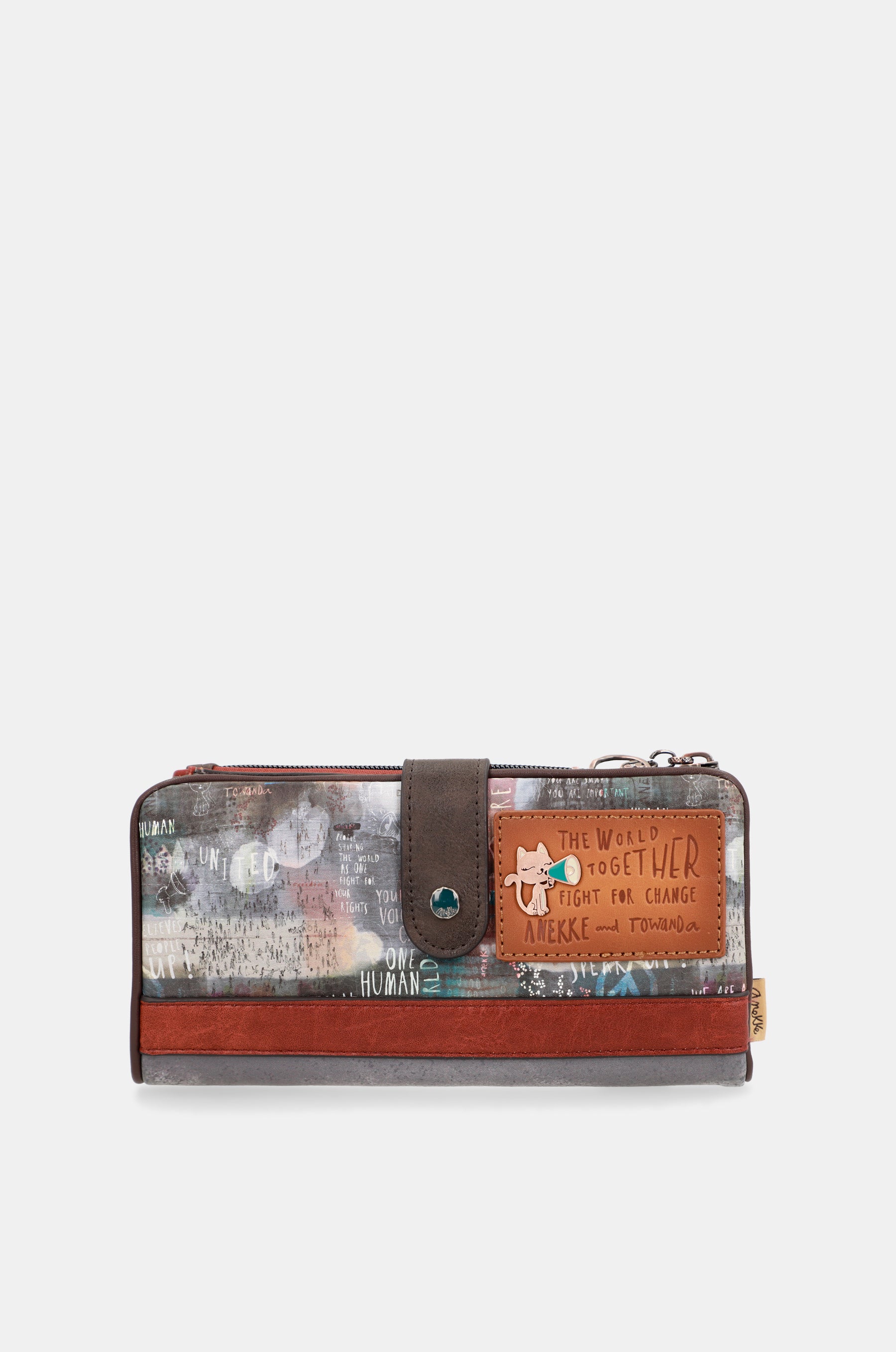 Portefeuille avec voix de porte-carte amovible