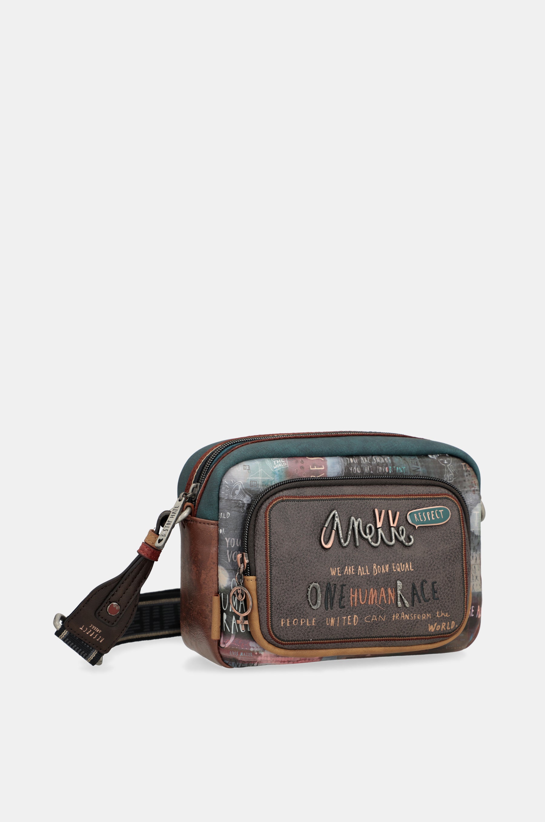 Respecter le sac à bandoulière avec poche avant