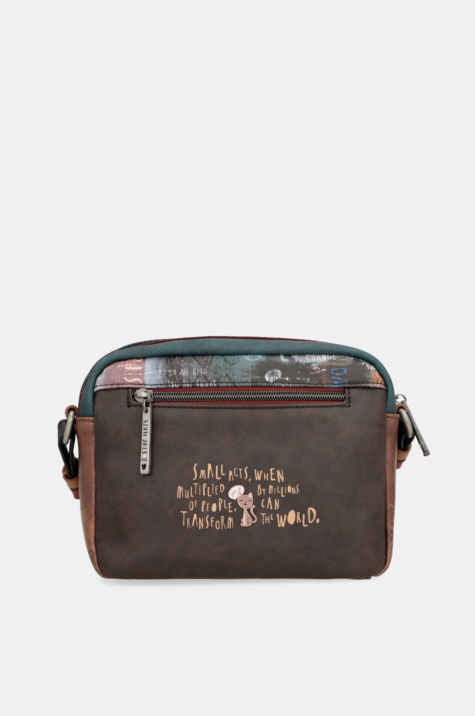 Respecter le sac à bandoulière avec poche avant