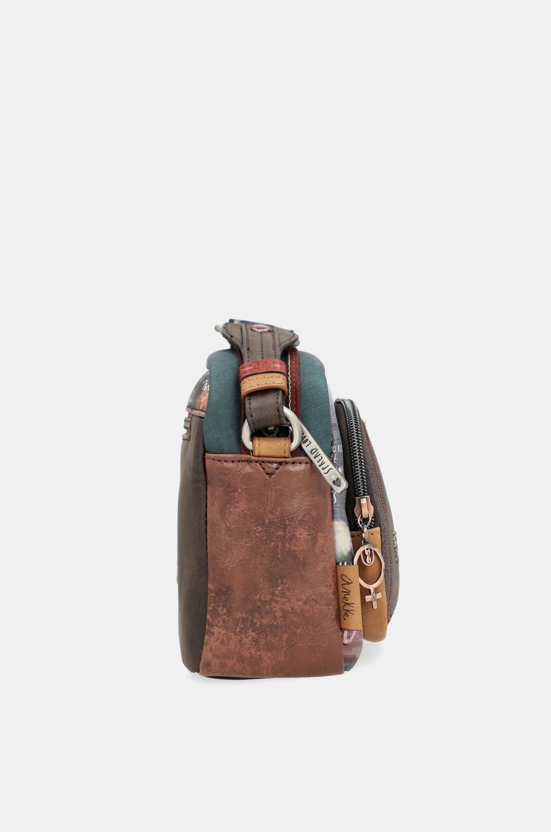 Respecter le sac à bandoulière avec poche avant