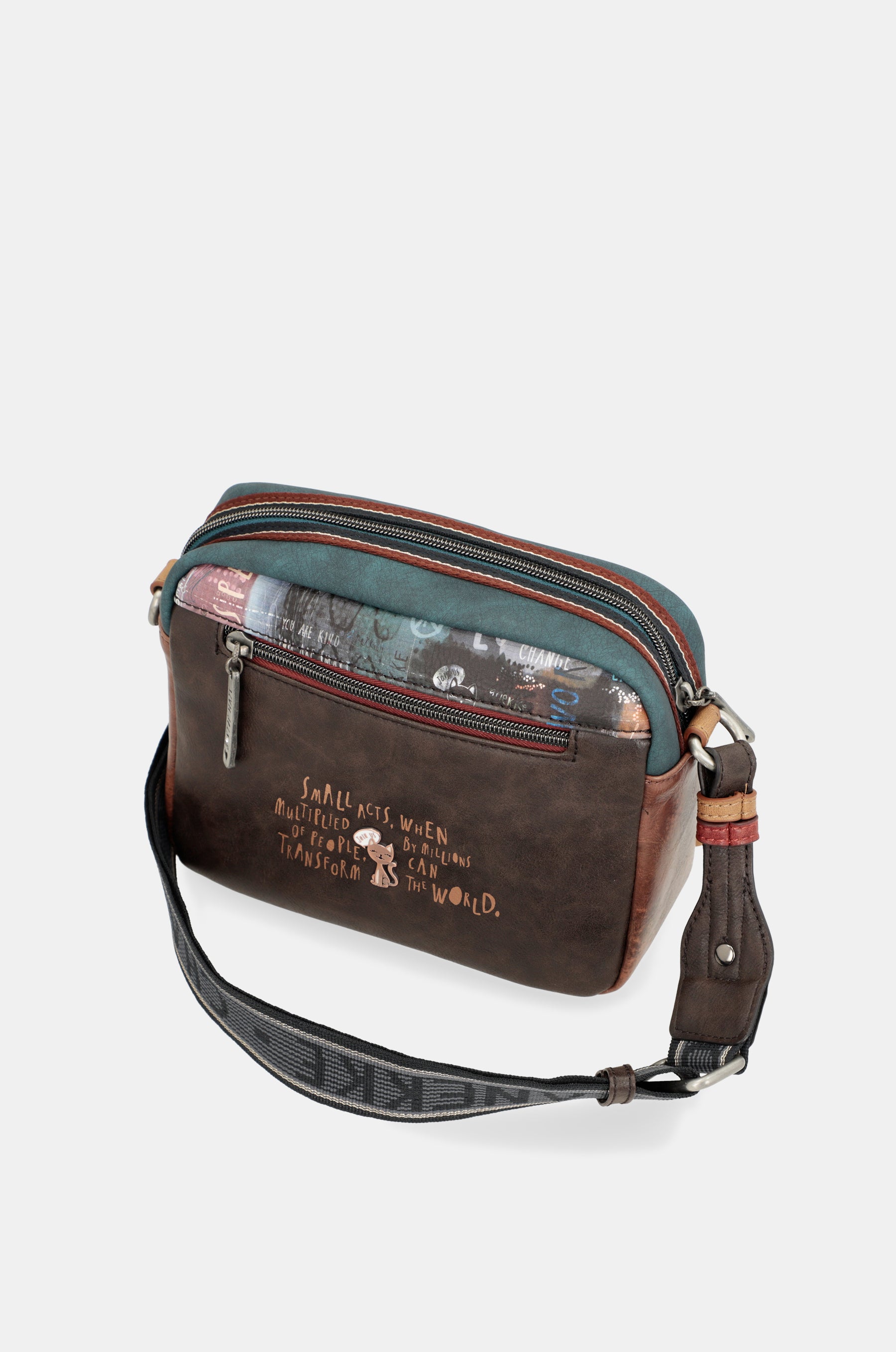 Respecter le sac à bandoulière avec poche avant