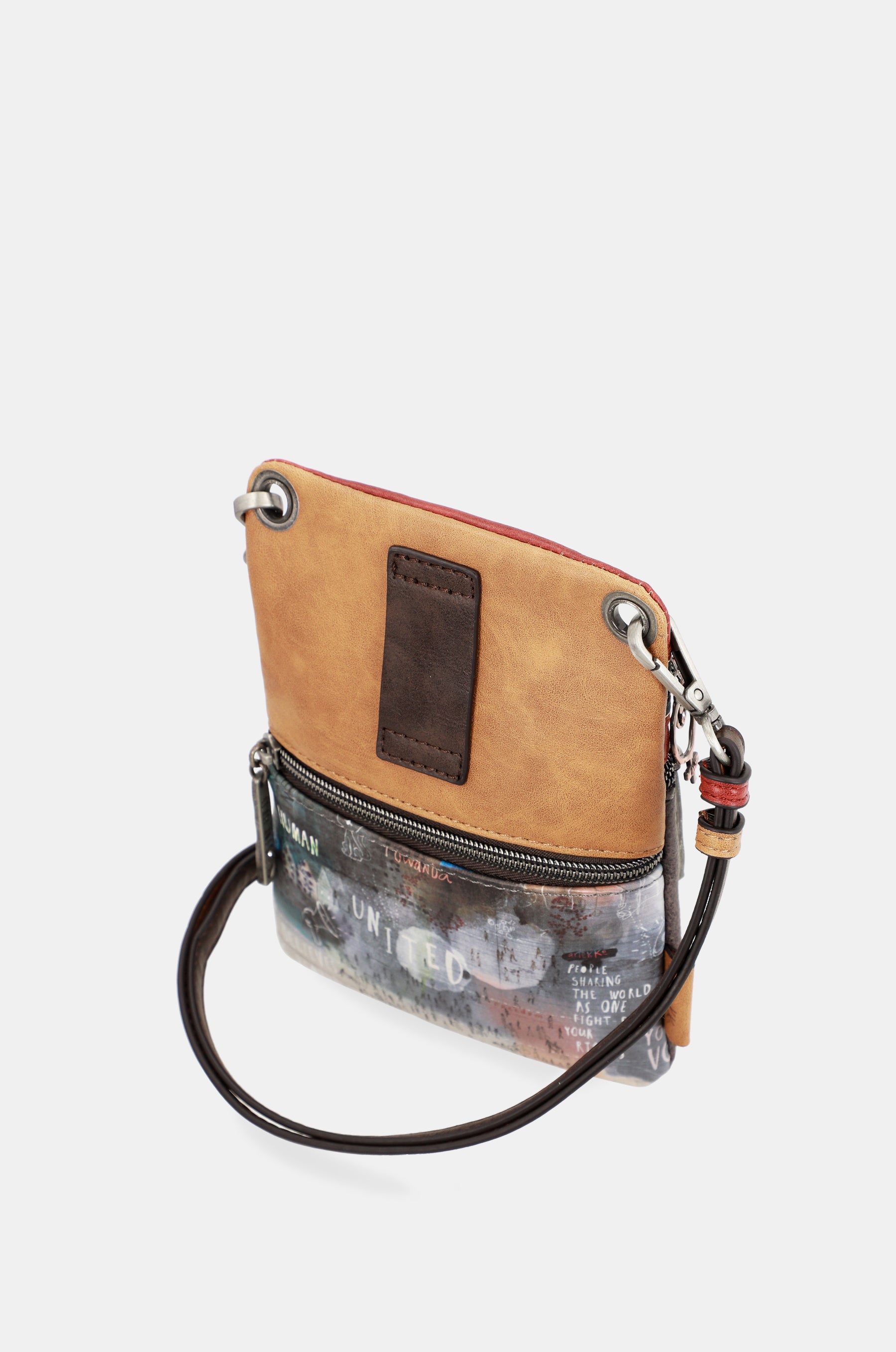 Respectez le mini sac d'épaule à double compartiment