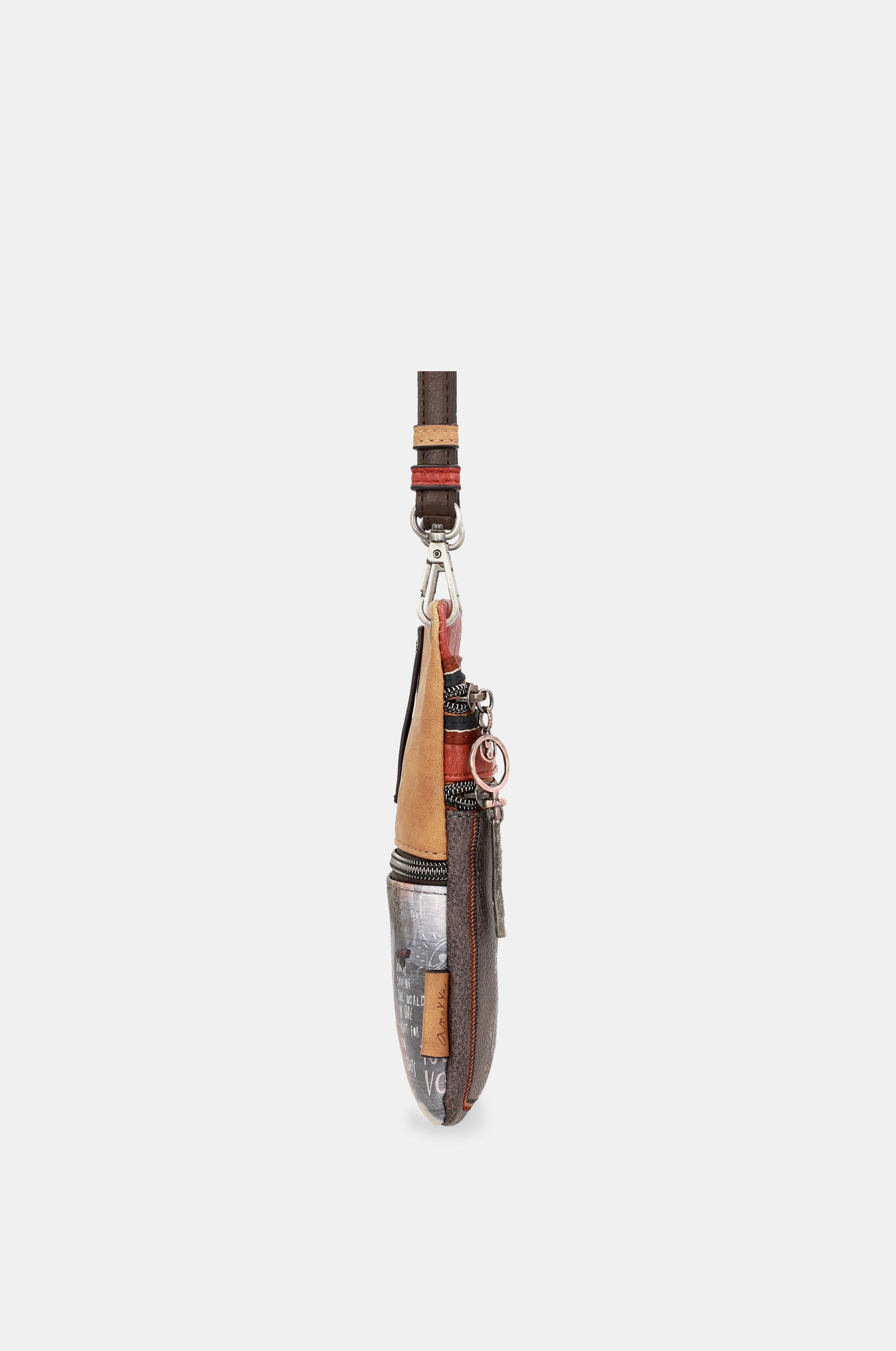Respectez le mini sac d'épaule à double compartiment