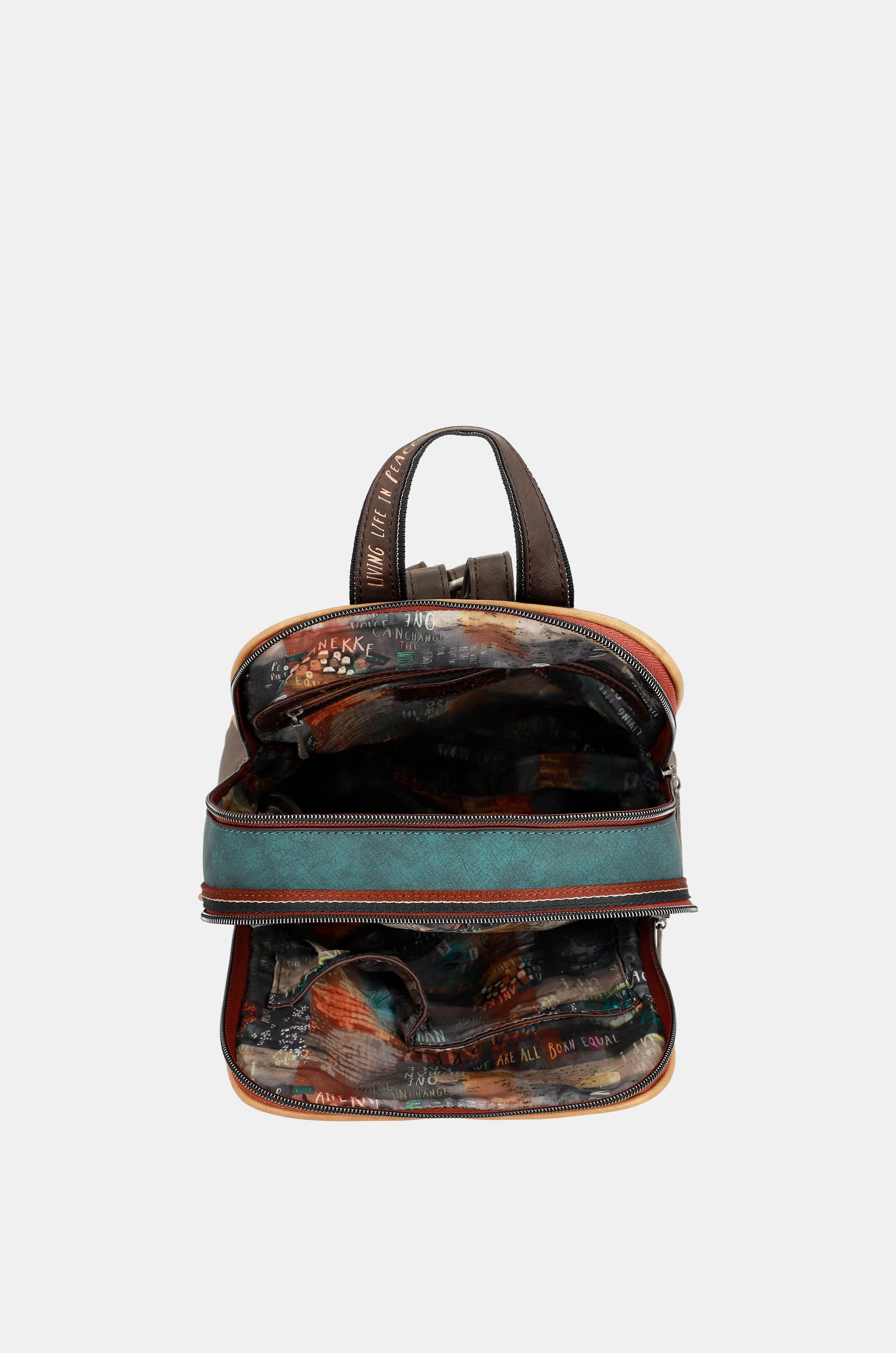 Respecter le sac à dos à double compartiment