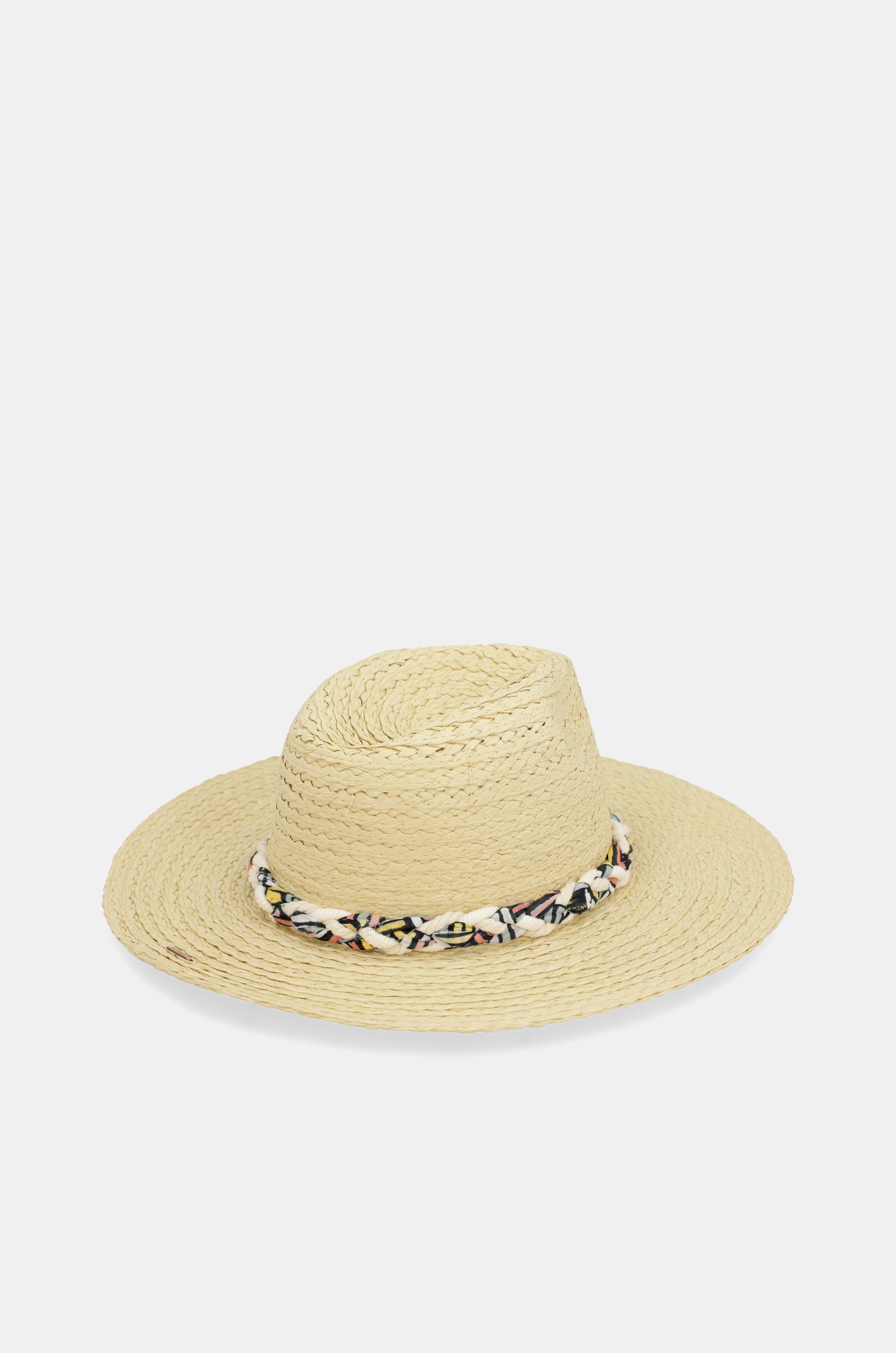 Chapeau en raffina, marron