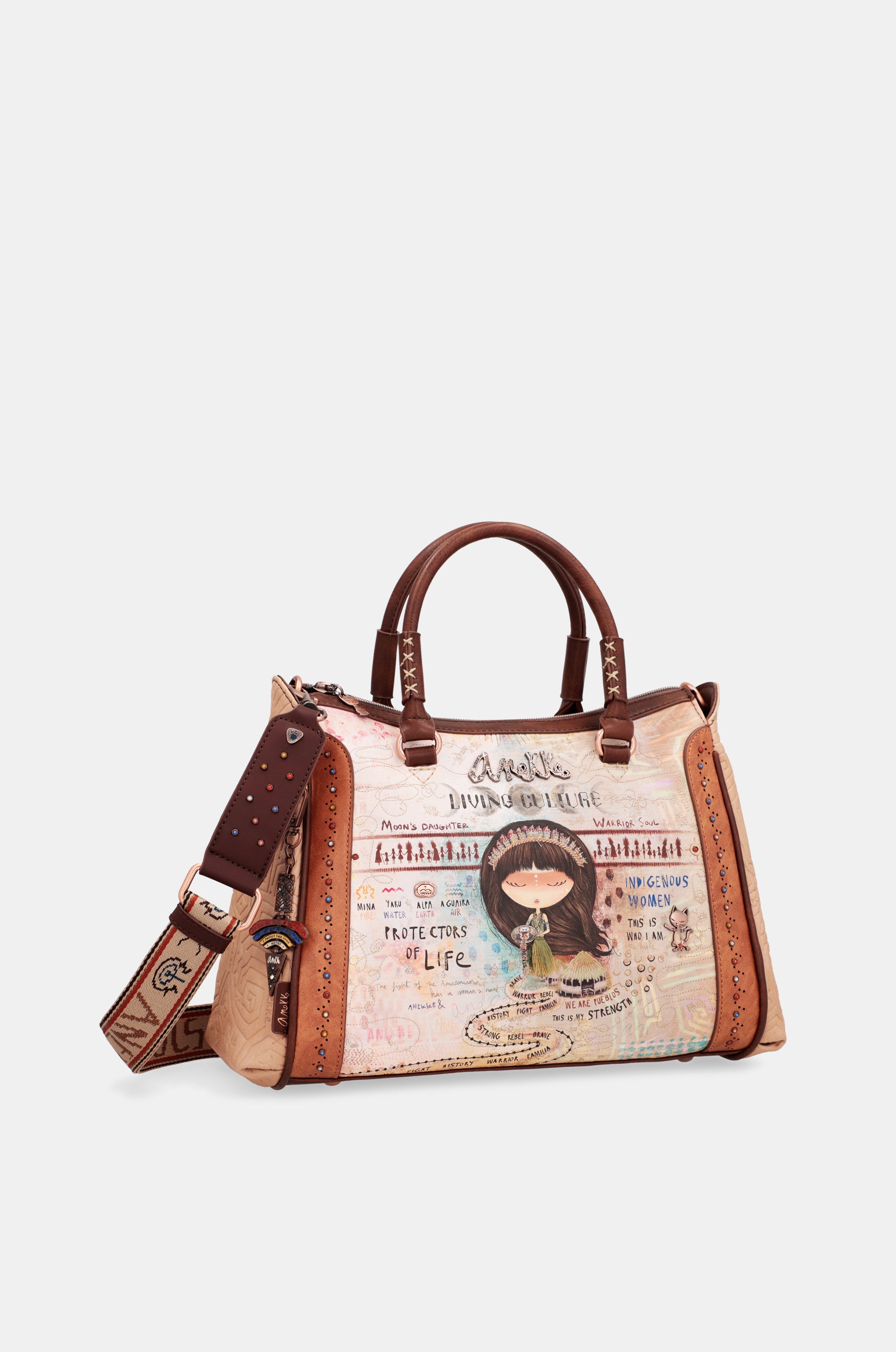 Menire grand sac à bandoulière avec bretelles
