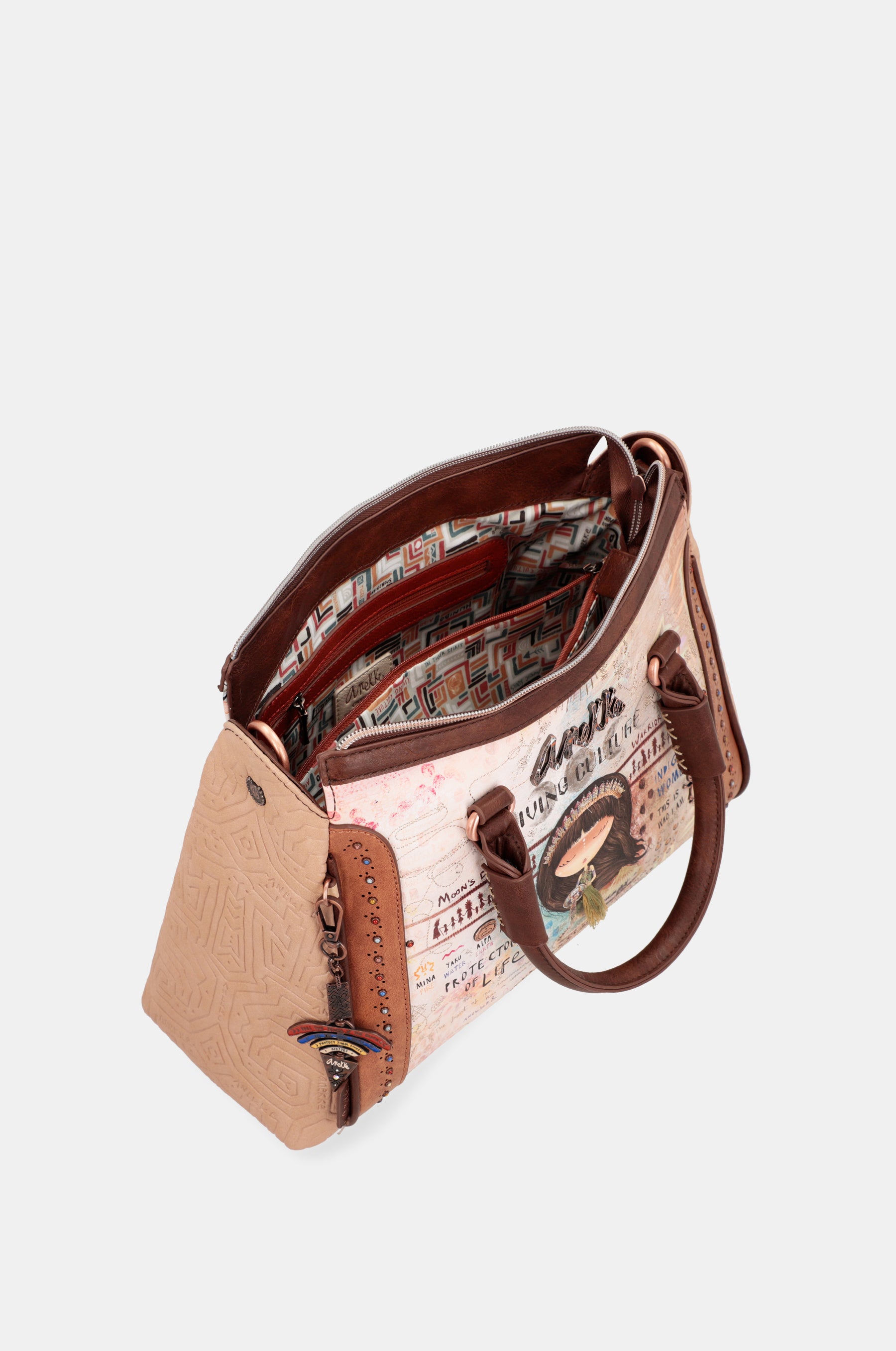 Menire grand sac à bandoulière avec bretelles