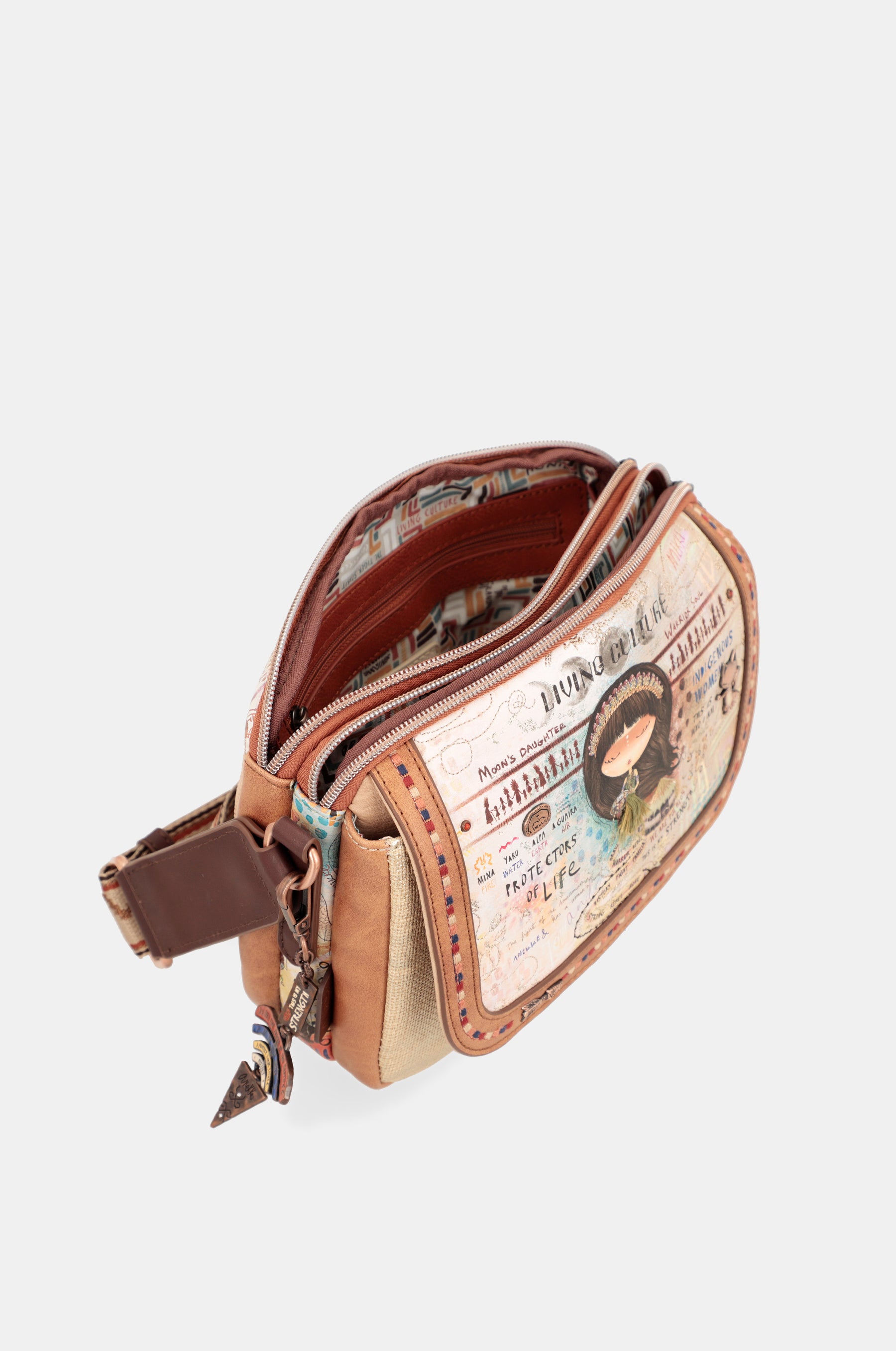 Sac à bandoulière Menire avec des compartiments à volet 3