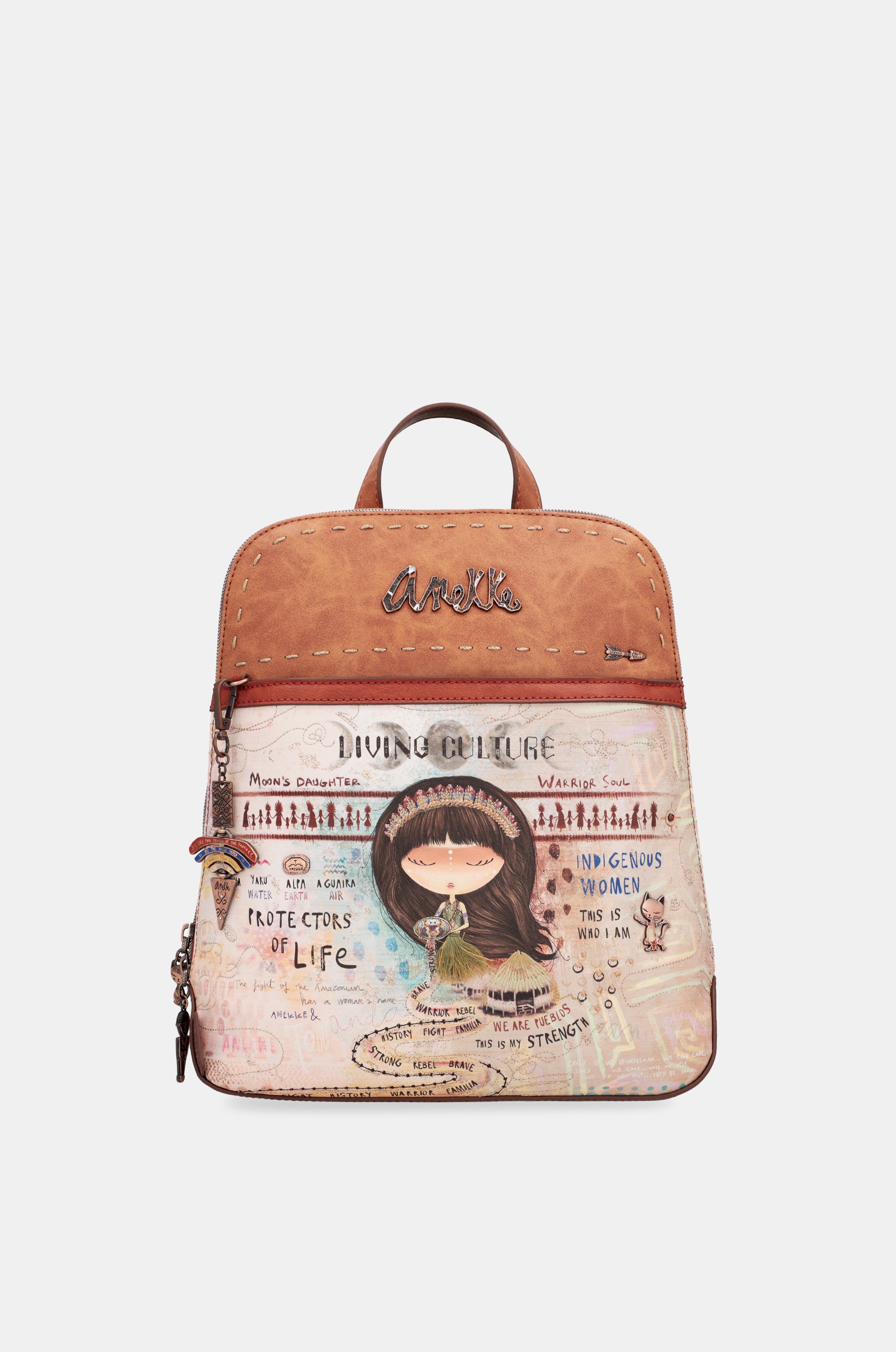 Menire Backpack imprimé ethnique pour les poussettes