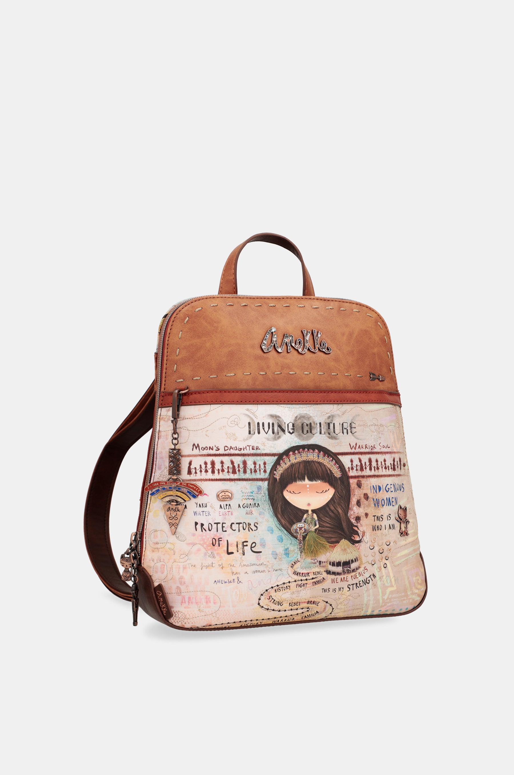 Menire Backpack imprimé ethnique pour les poussettes