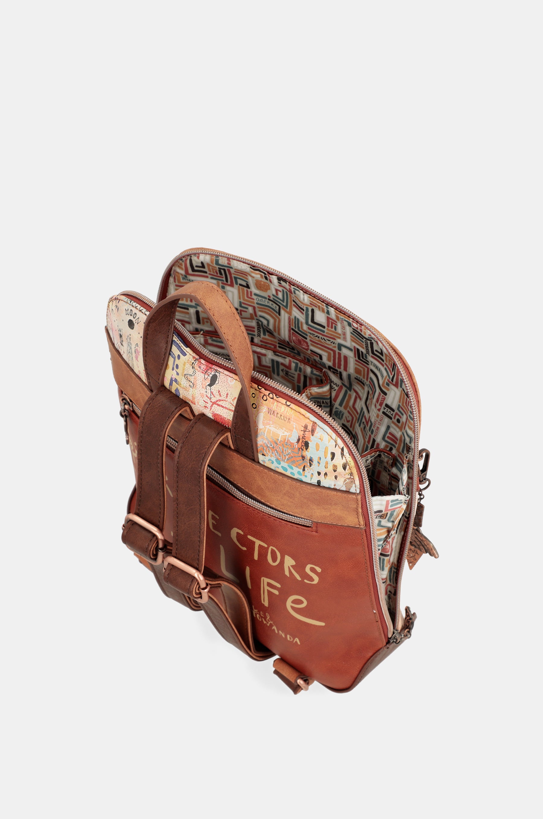Menire Backpack imprimé ethnique pour les poussettes