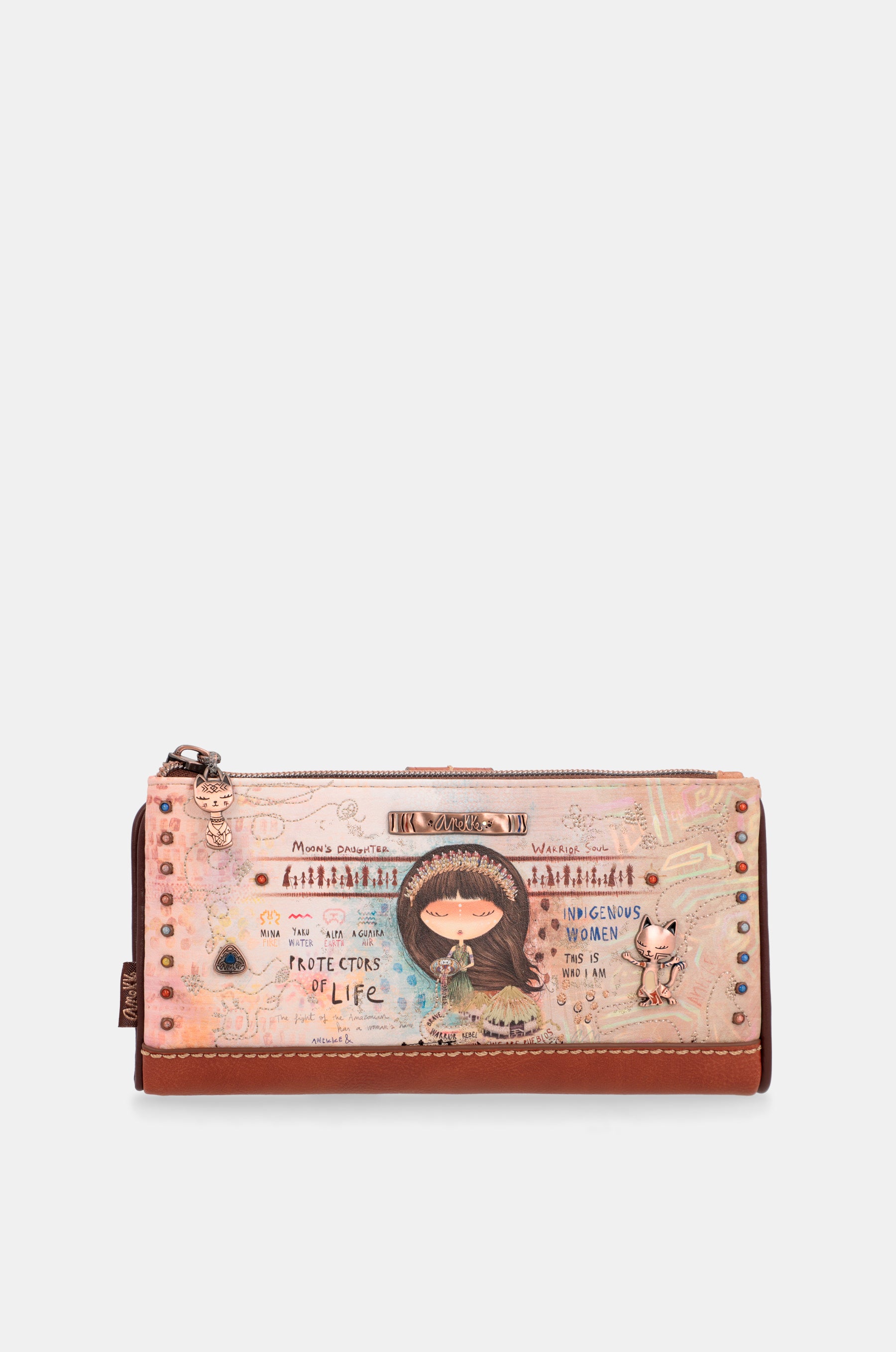 Menire grand portefeuille RFID flexible