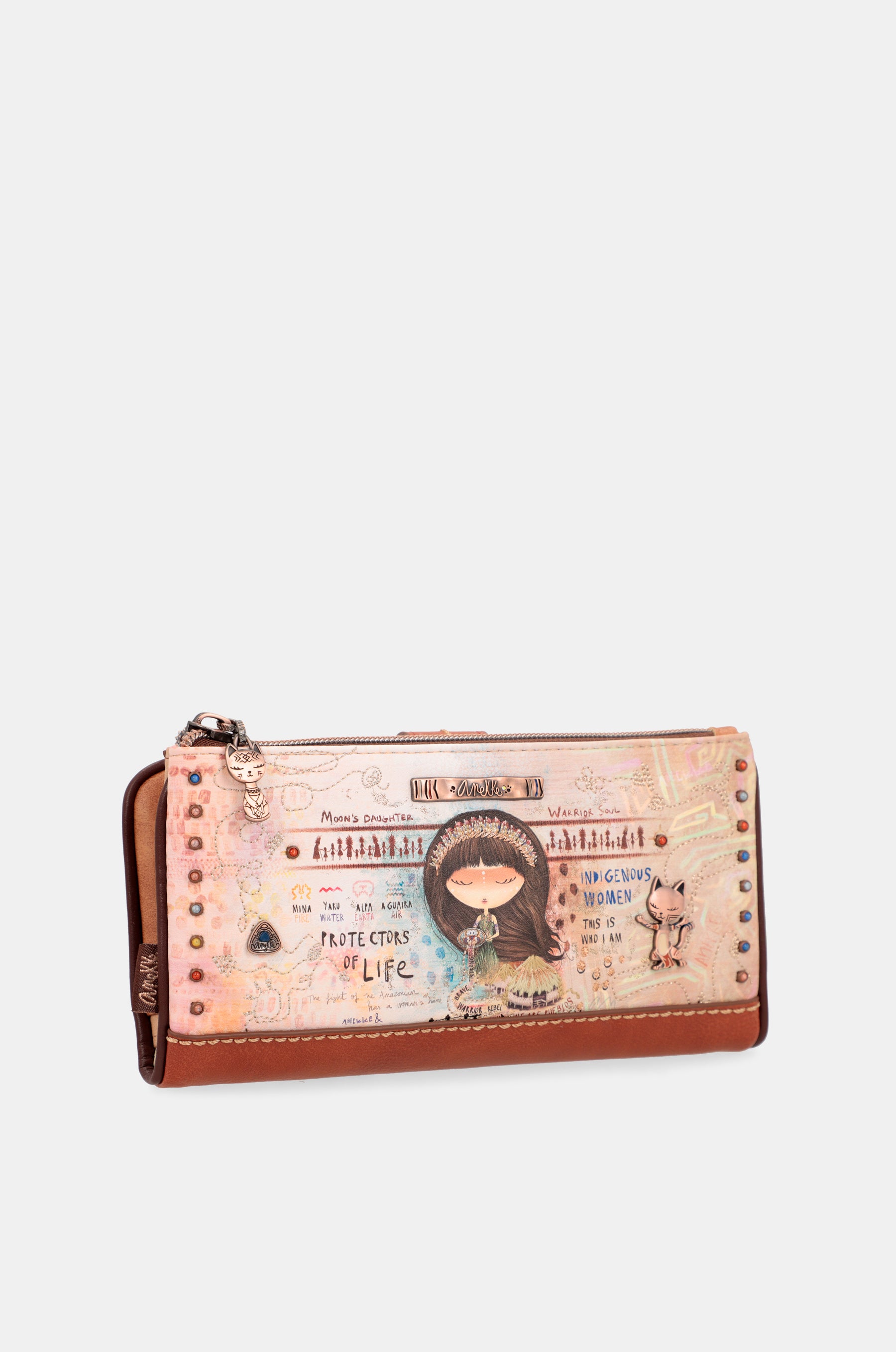 Menire grand portefeuille RFID flexible