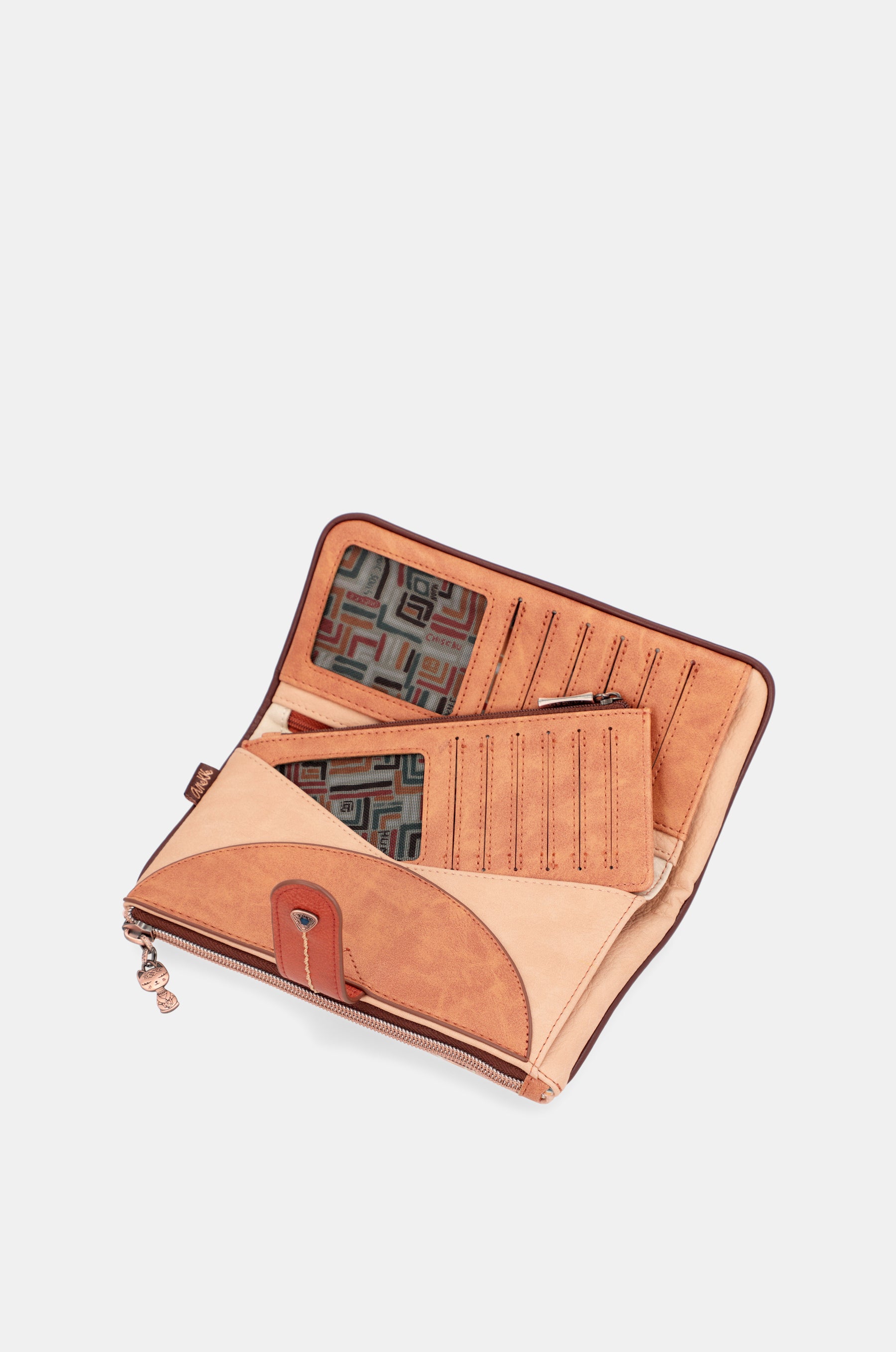 Menire grand portefeuille RFID flexible