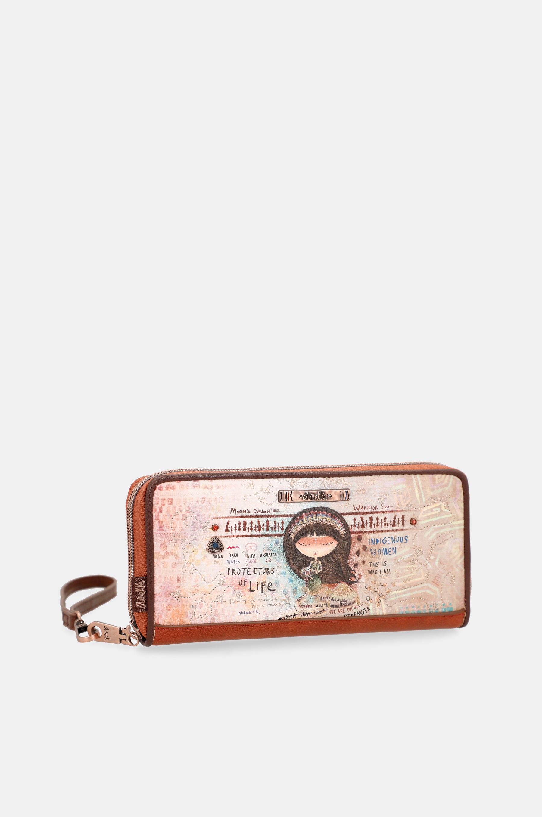 Menire grand portefeuille en relief RFID