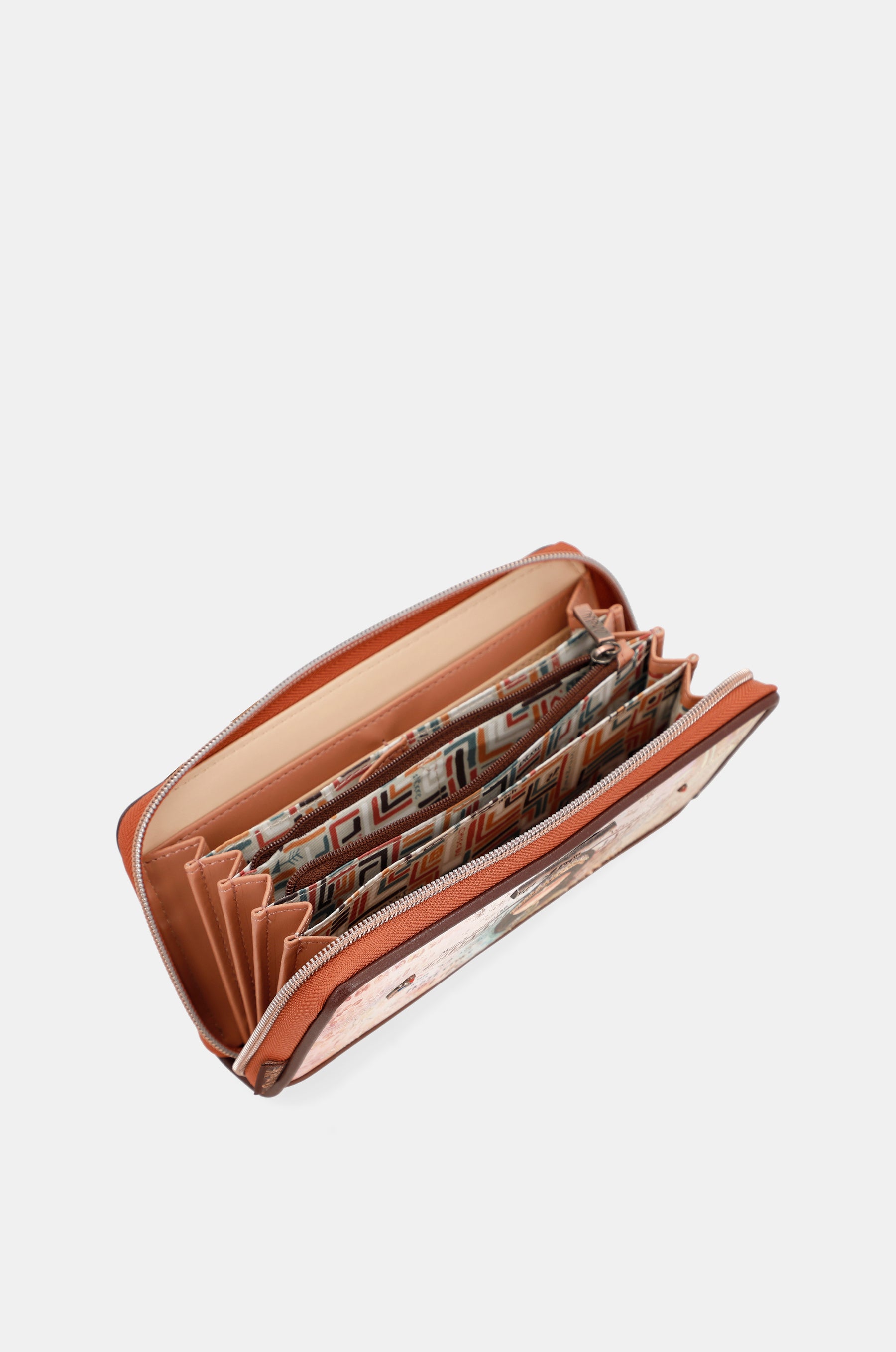 Menire grand portefeuille en relief RFID