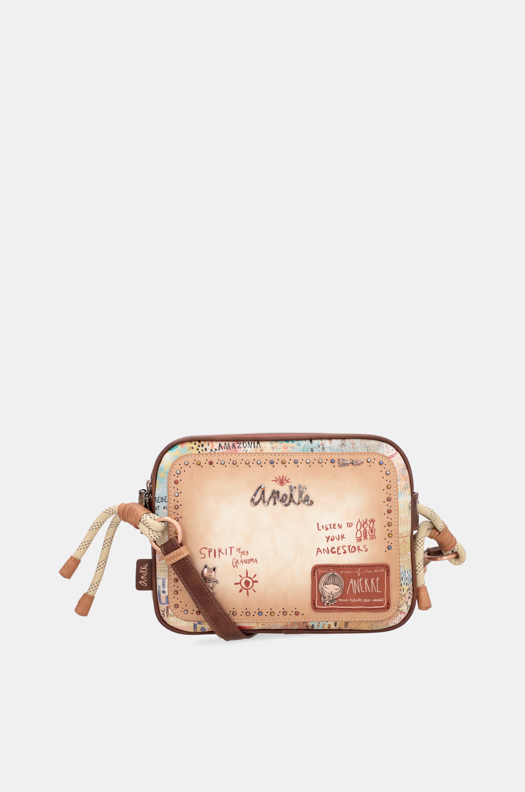 Sac à bandoulière de tribu avec 3 compartiments