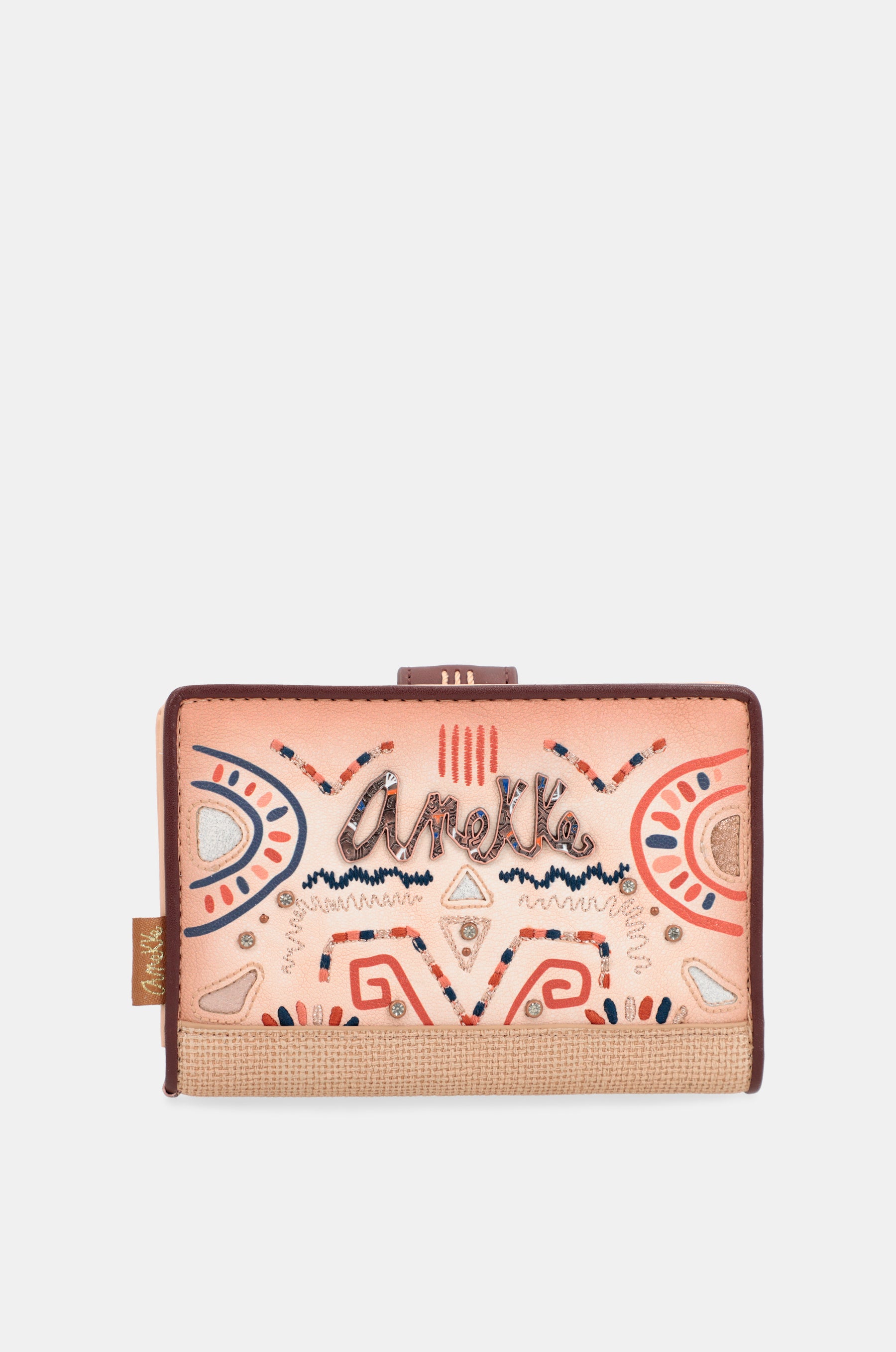 Tribe Medium Ethnic Print RFID Portefeuille