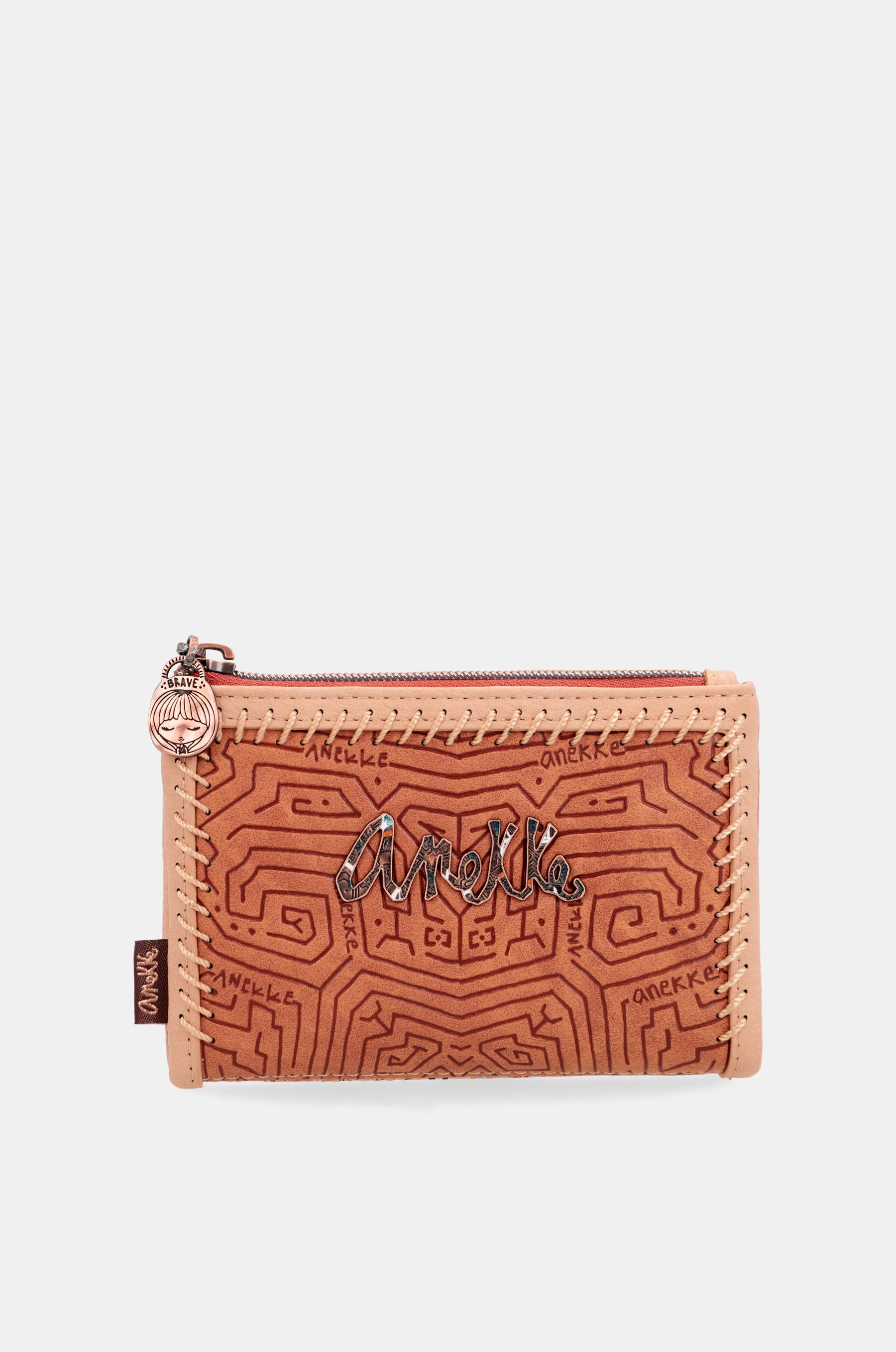 Tribe portefeuille RFID brun moyen