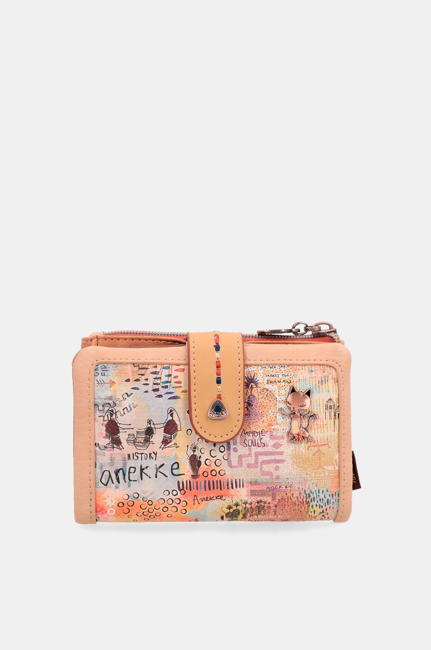 Tribe portefeuille RFID brun moyen