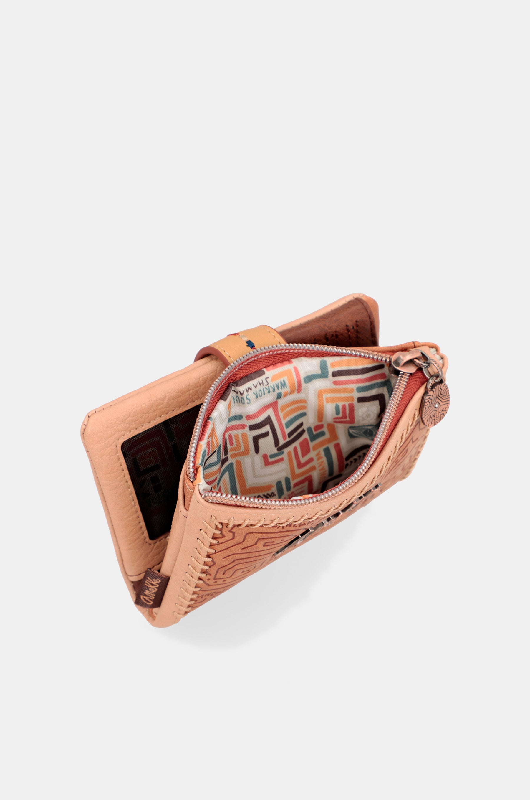 Tribe portefeuille RFID brun moyen
