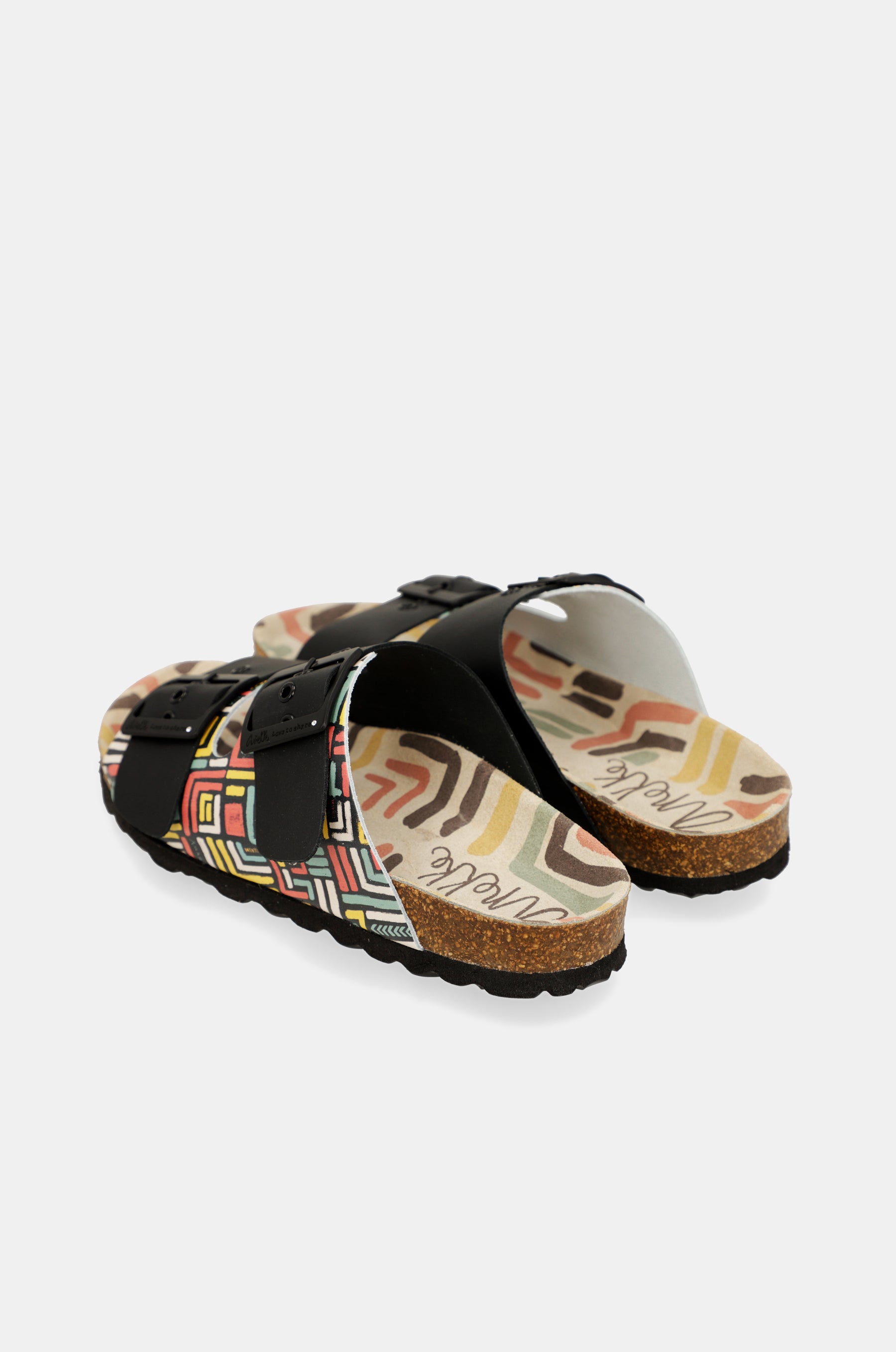 Sandales bio de Kene Noir Femmes