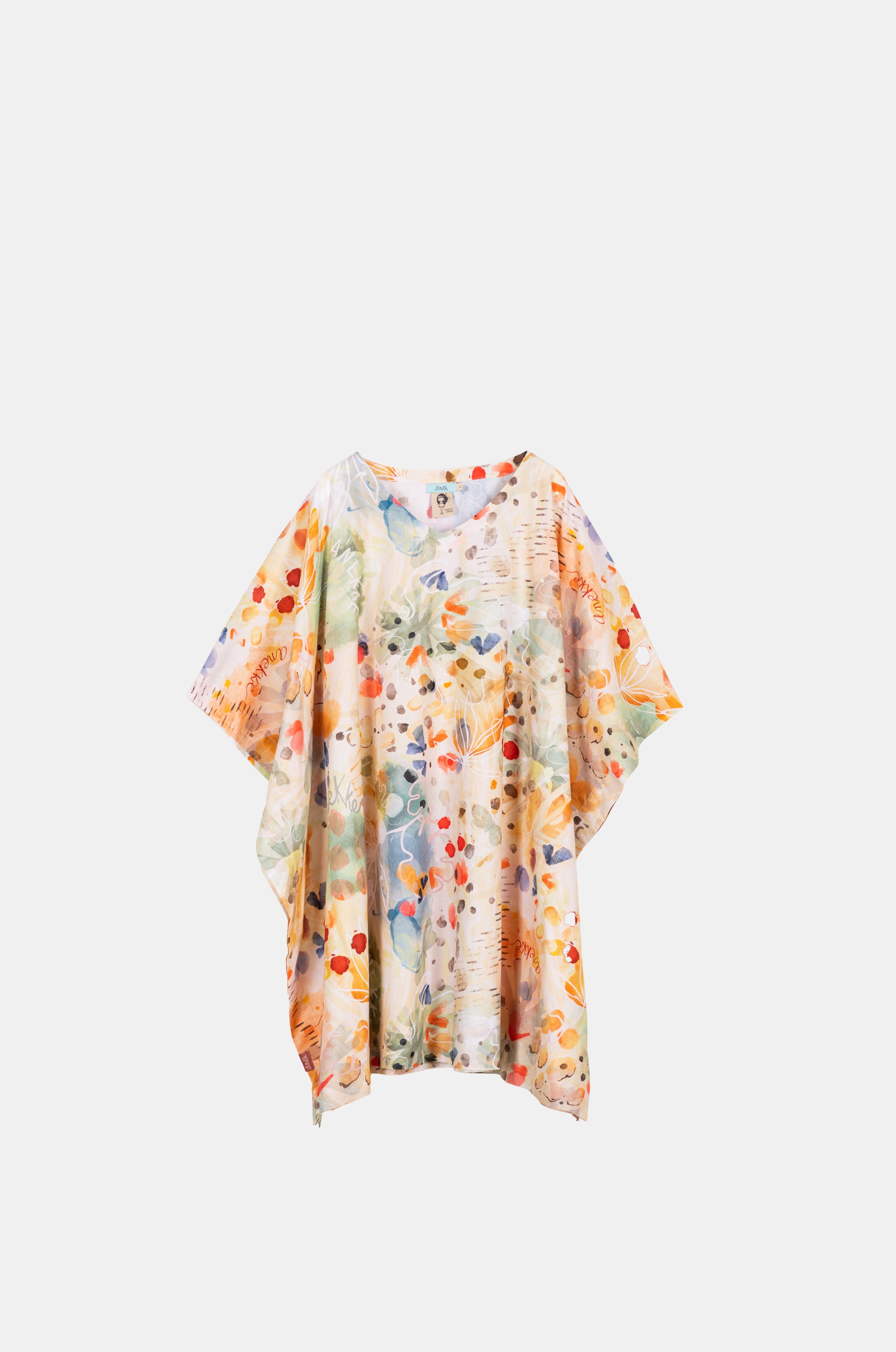 Kaftan imprimé de la nature