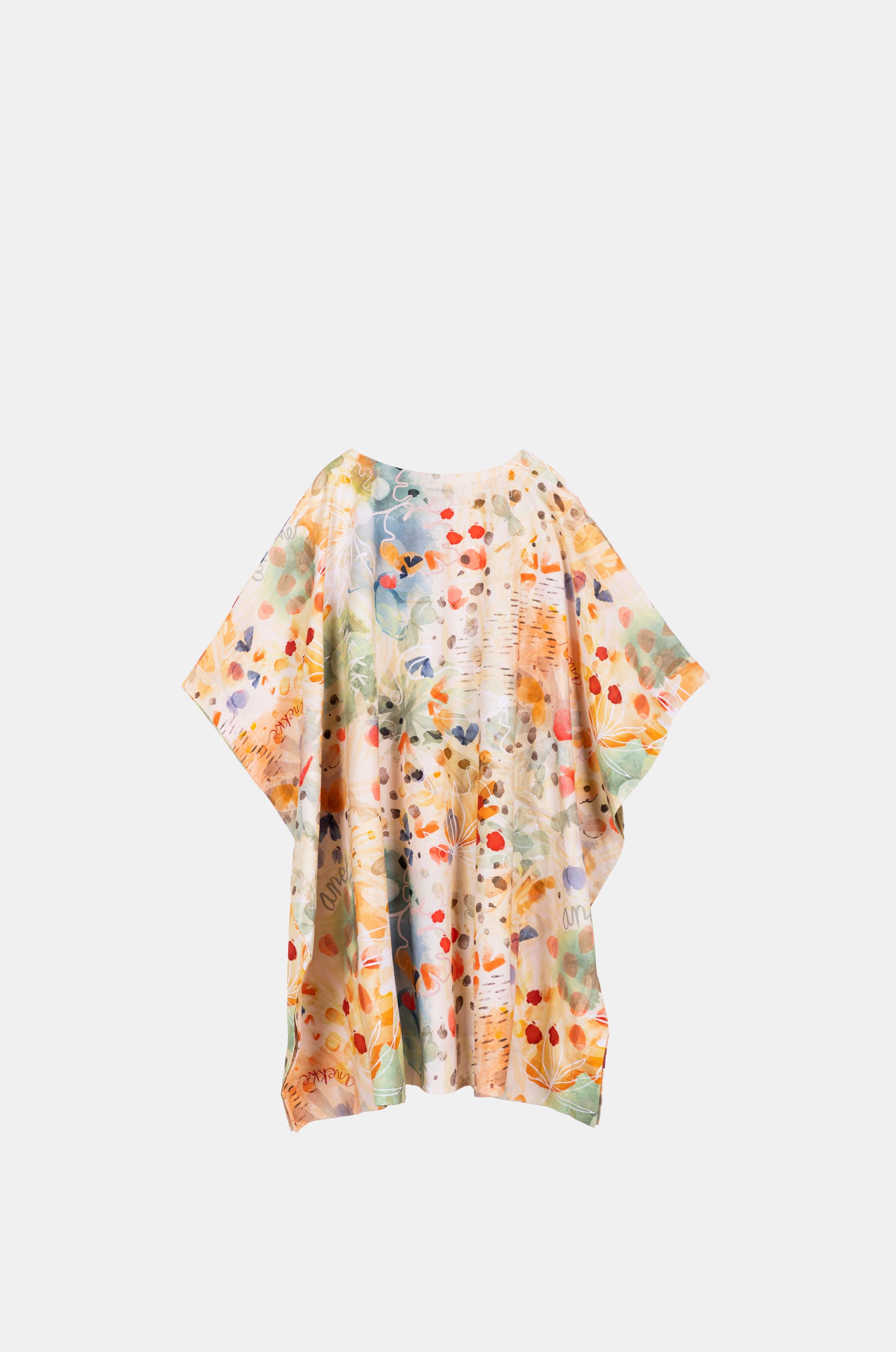 Kaftan imprimé de la nature