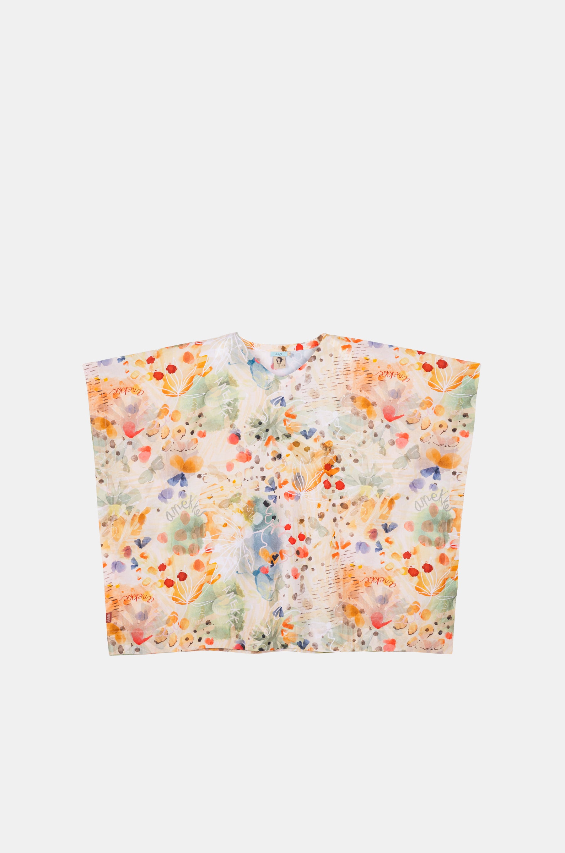 Kaftan imprimé de la nature