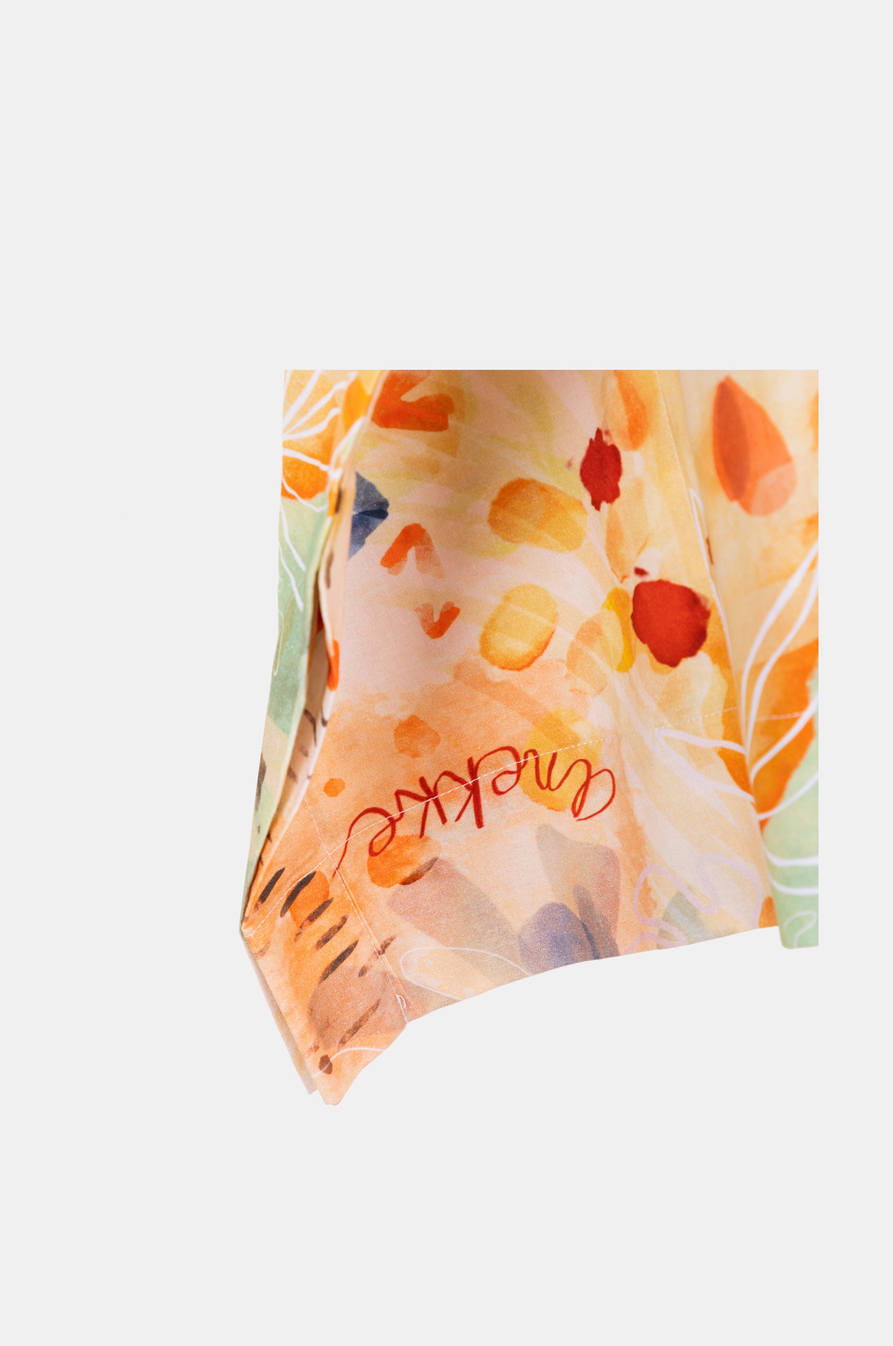 Kaftan imprimé de la nature