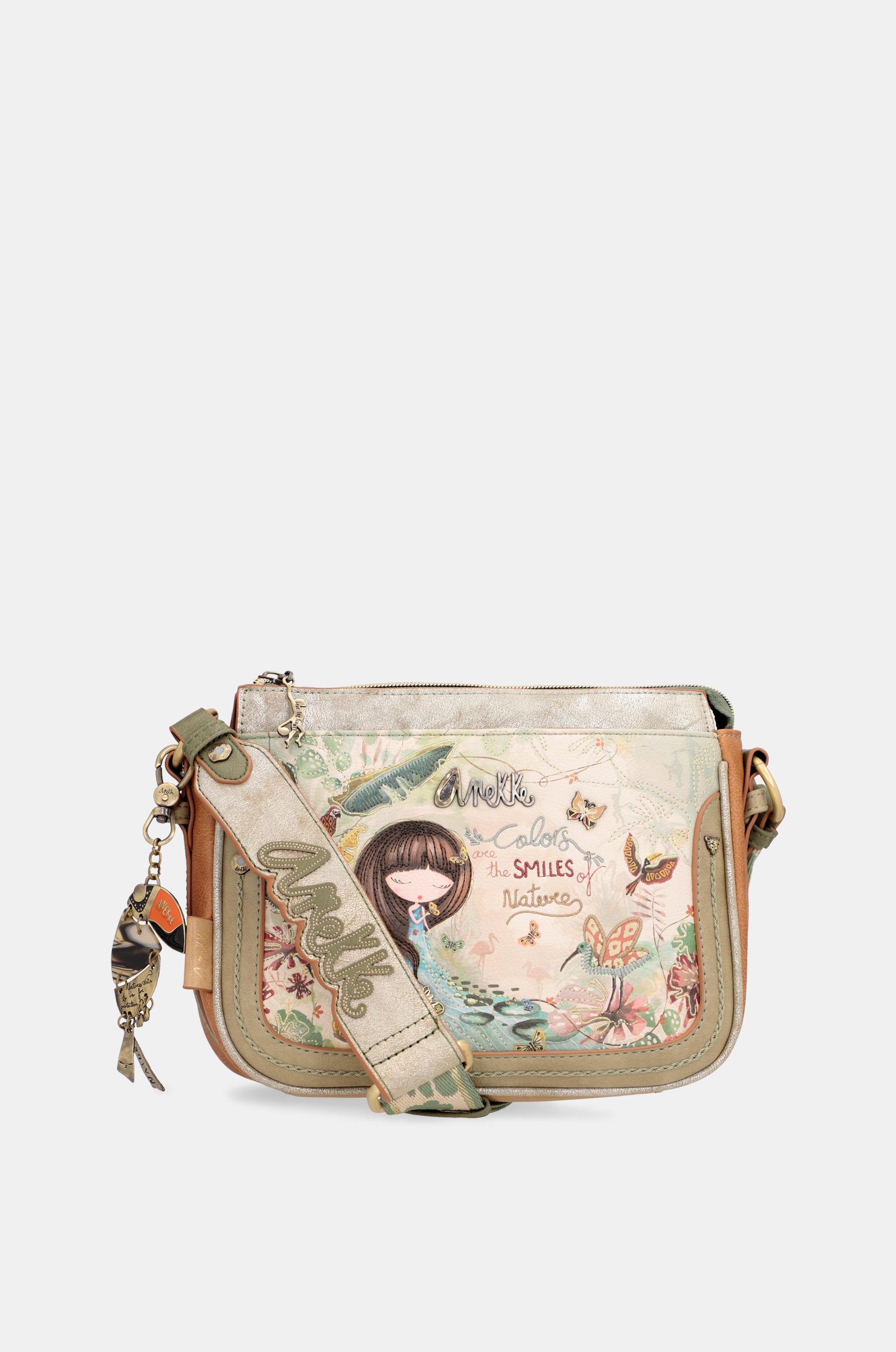 Amazonia Medium Crossbody Sac avec 3 compartiments