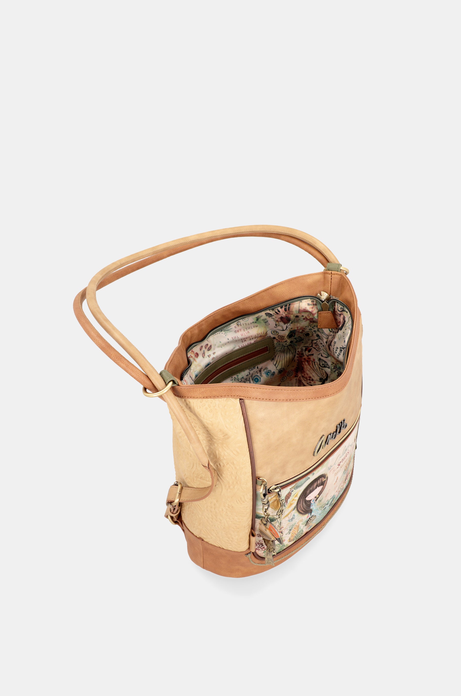 Amazonia Convertible Crossbody Sac avec sac à dos