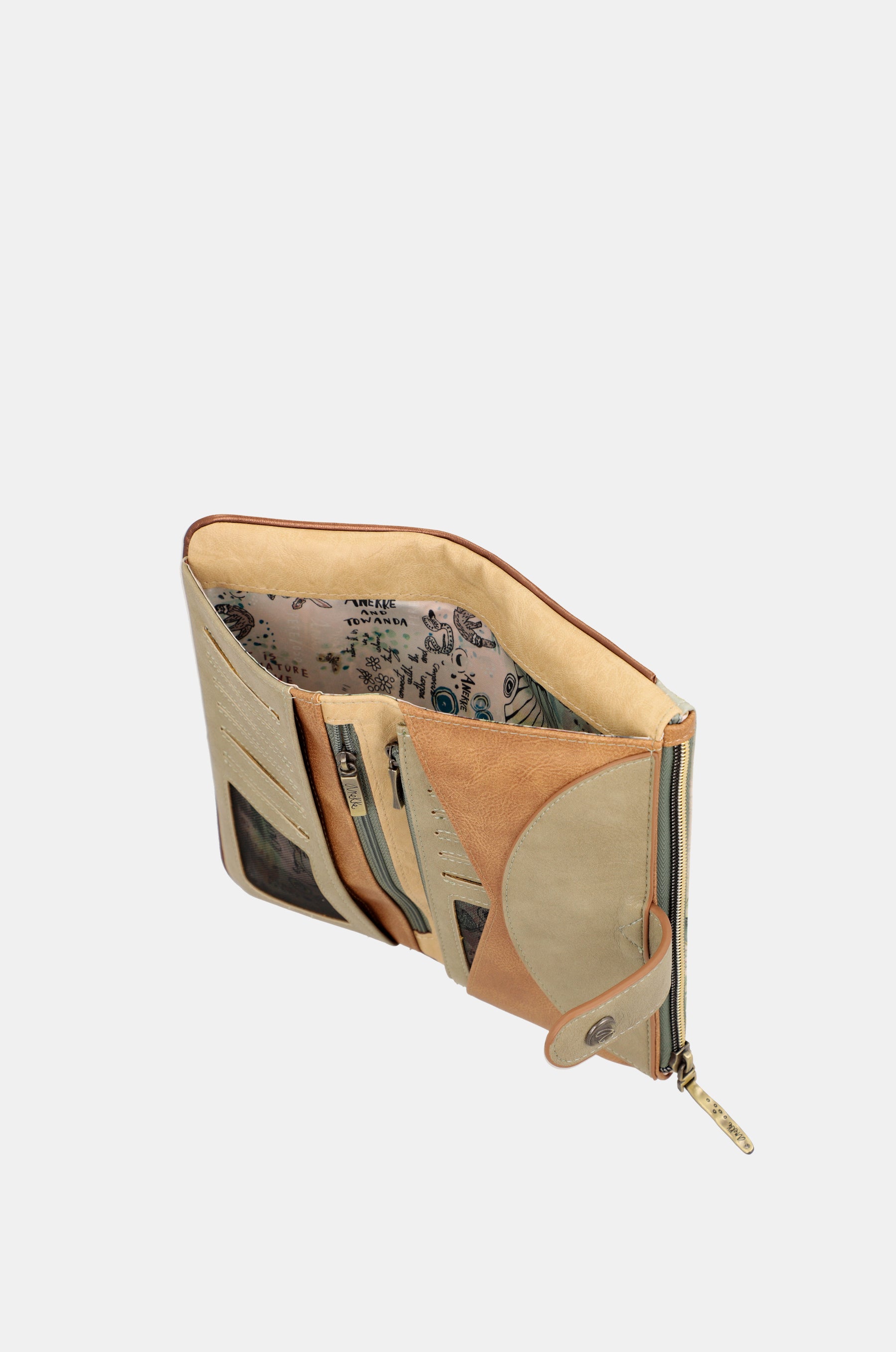Amazonia grand portefeuille RFID flexible
