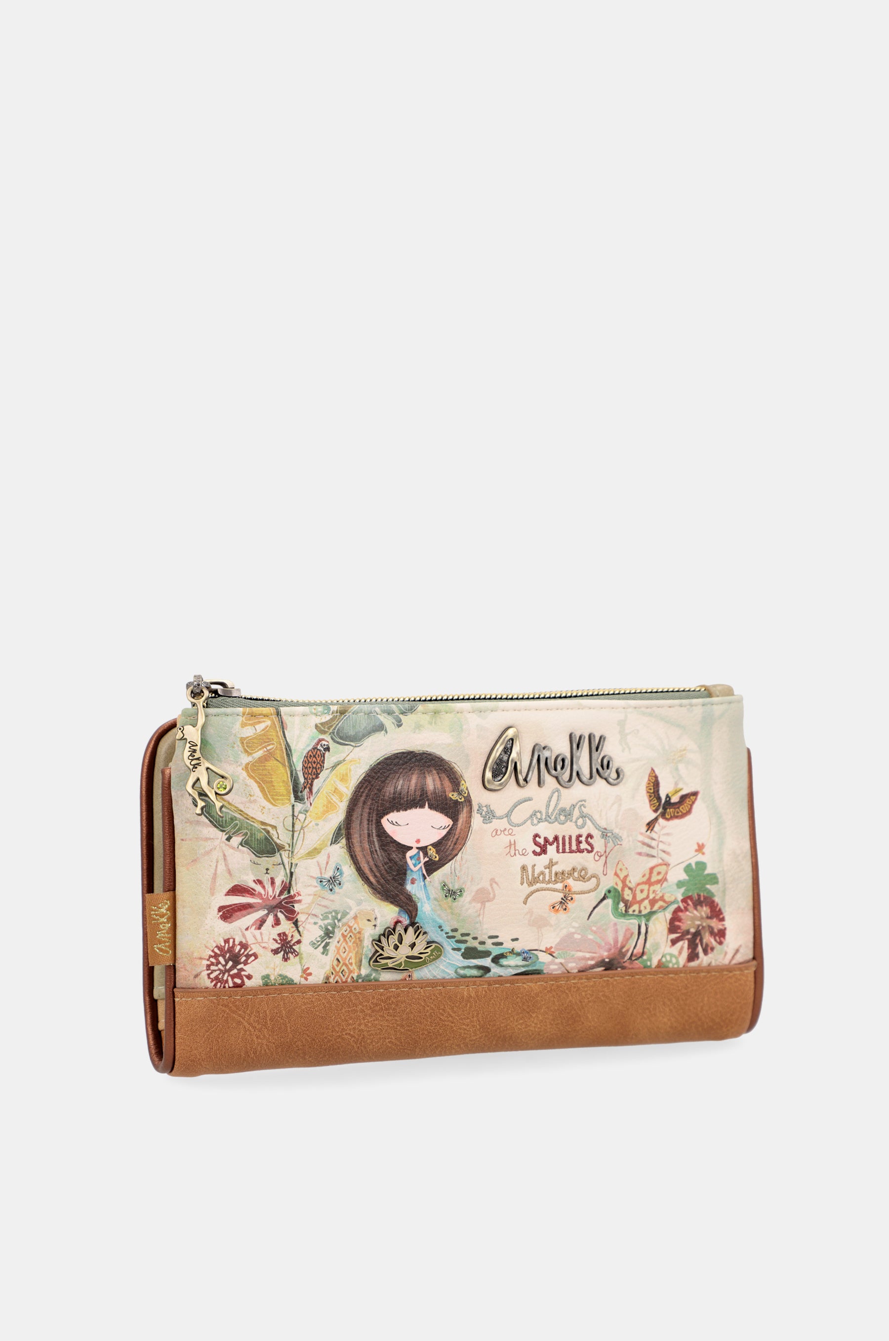 Amazonia RFID en relief portefeuille flexi