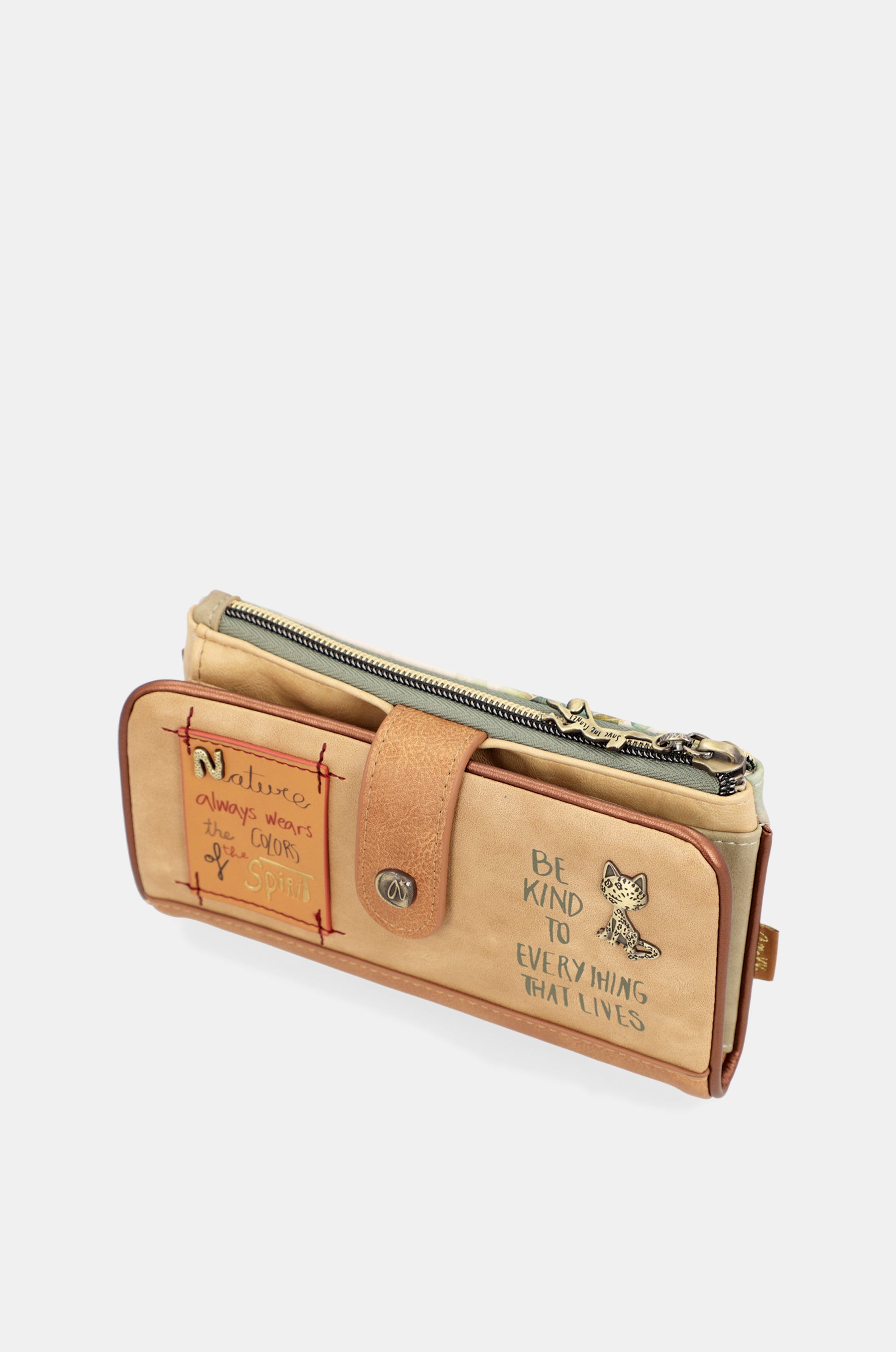 Amazonia RFID en relief portefeuille flexi
