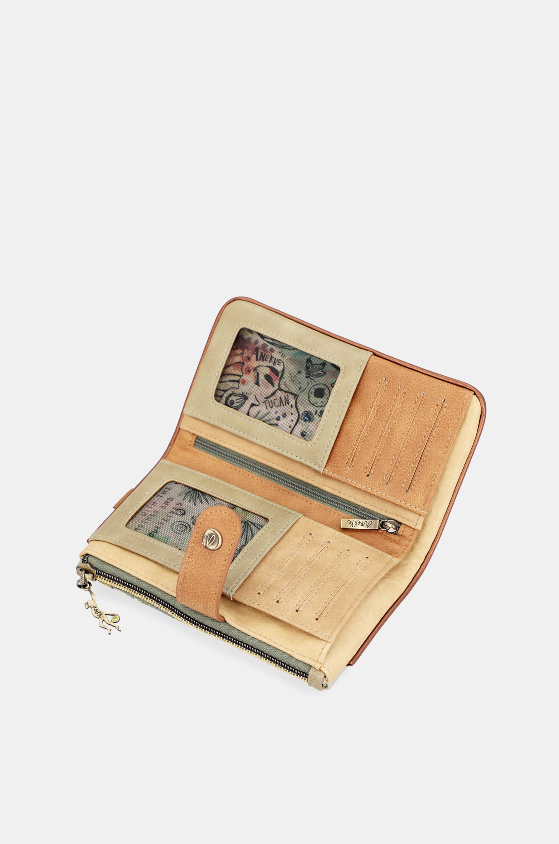 Amazonia RFID en relief portefeuille flexi