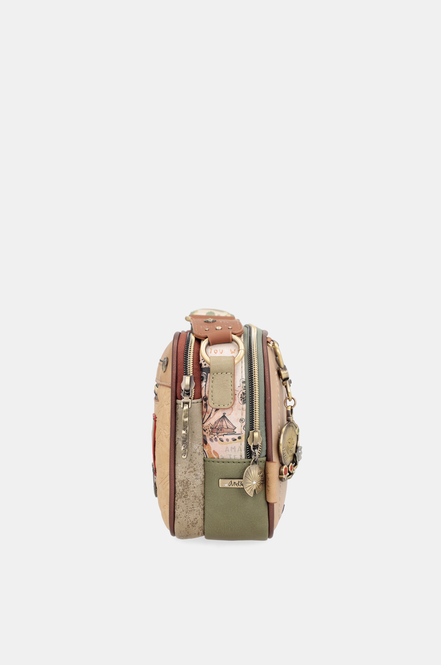 Sac à bandoulière papillon avec doubles compartiments