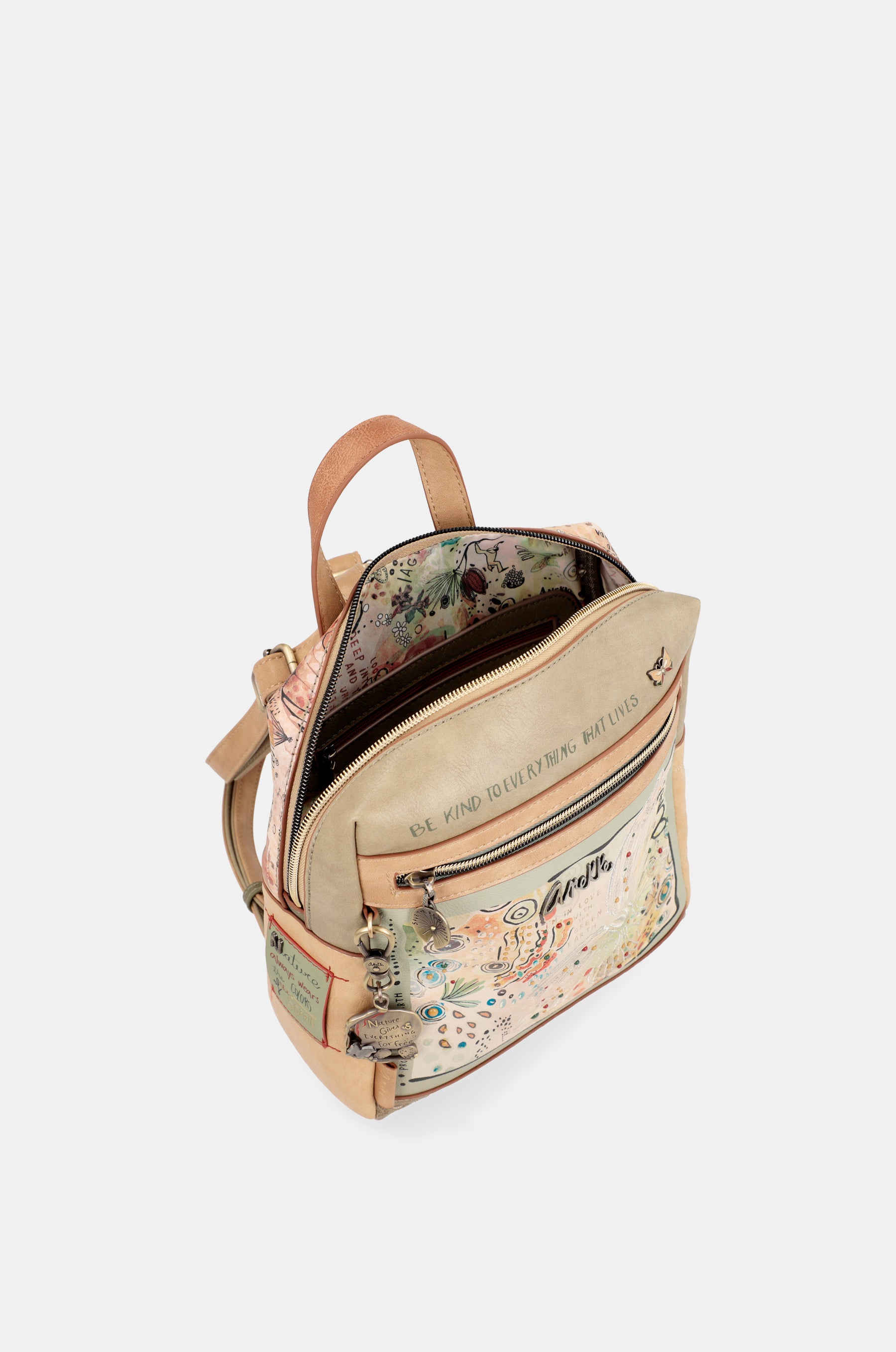 Sac à dos imprimé en papillon