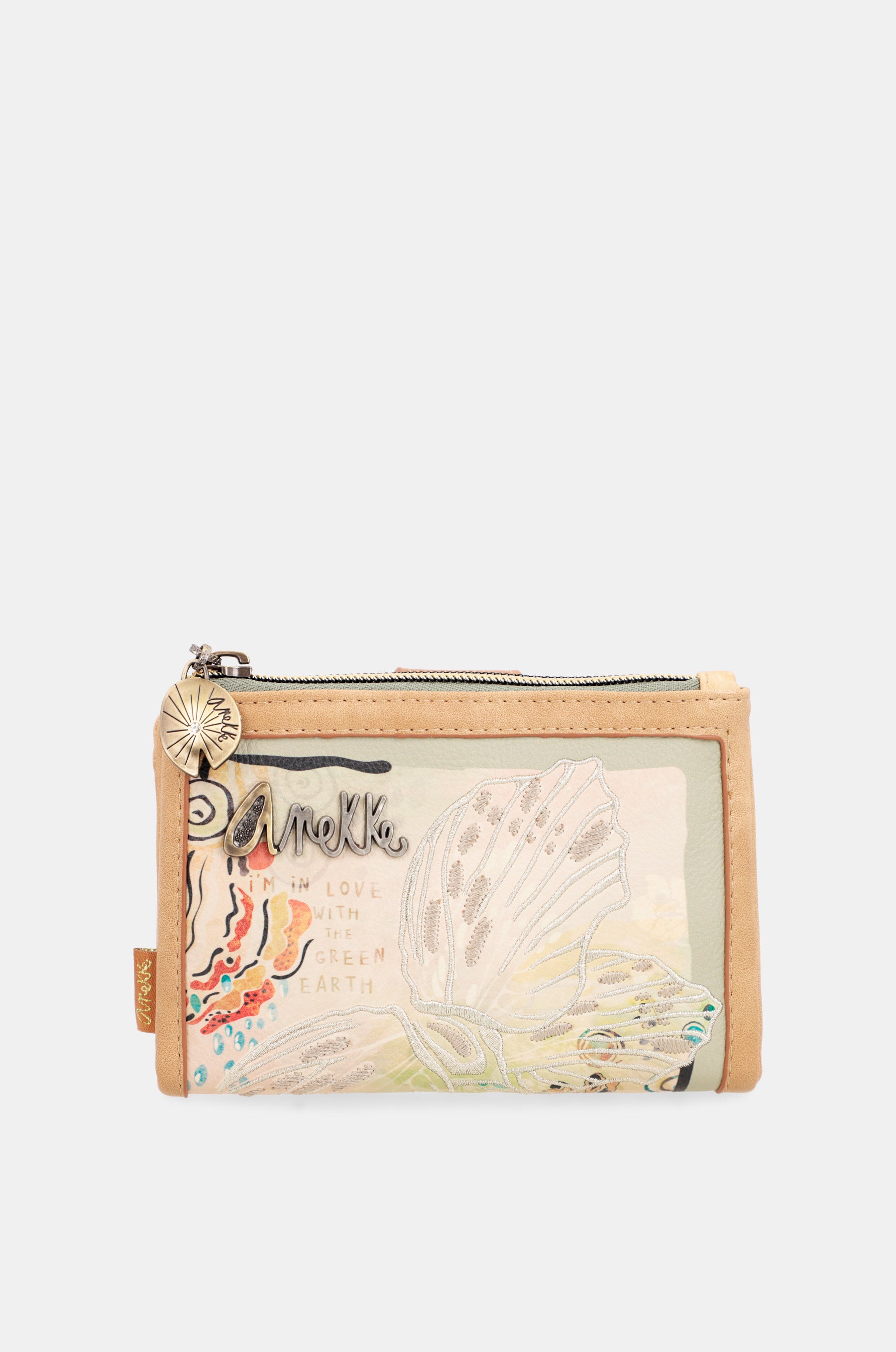 Portefeuille RFID flexible moyen papillon