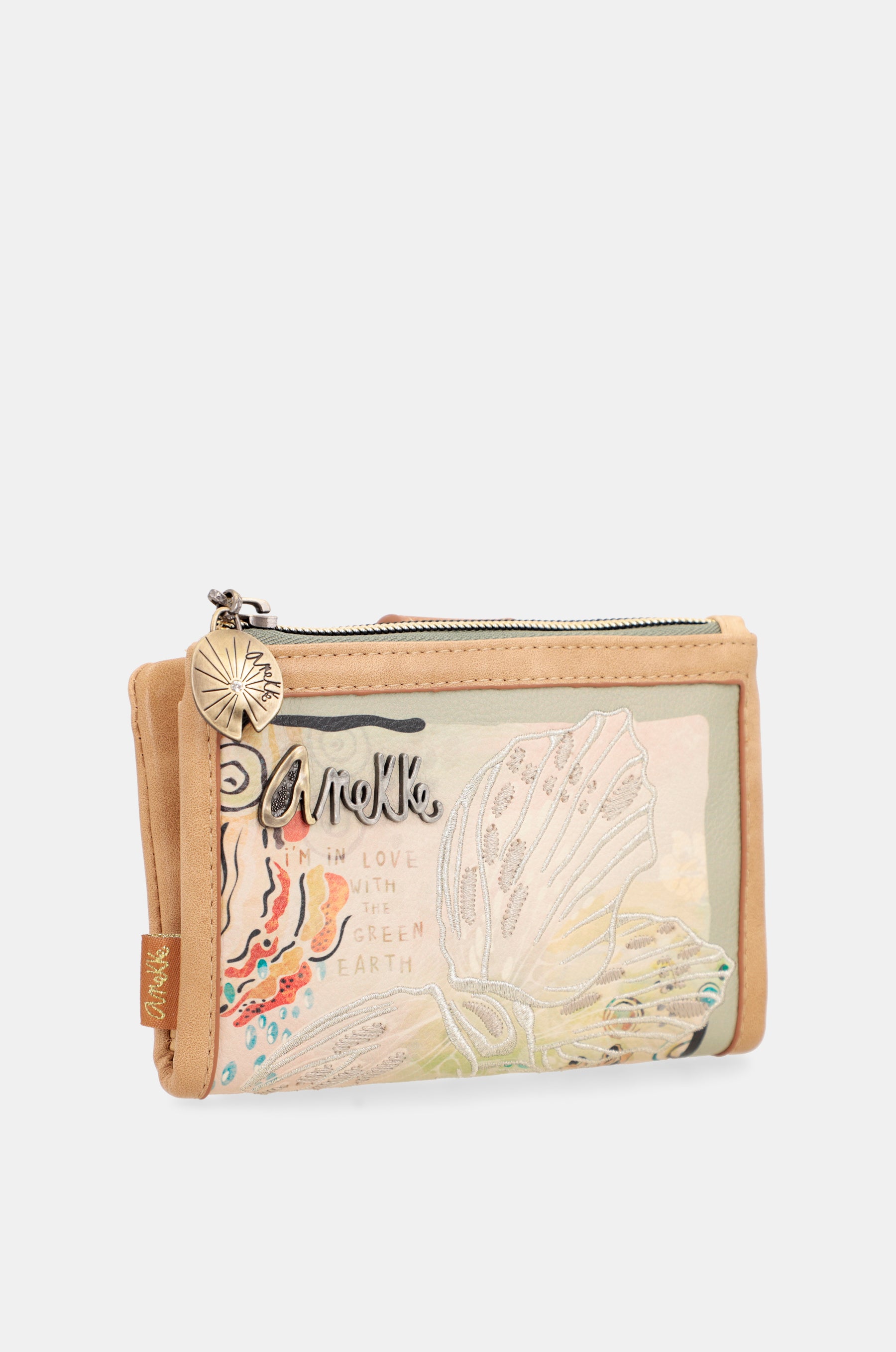 Portefeuille RFID flexible moyen papillon