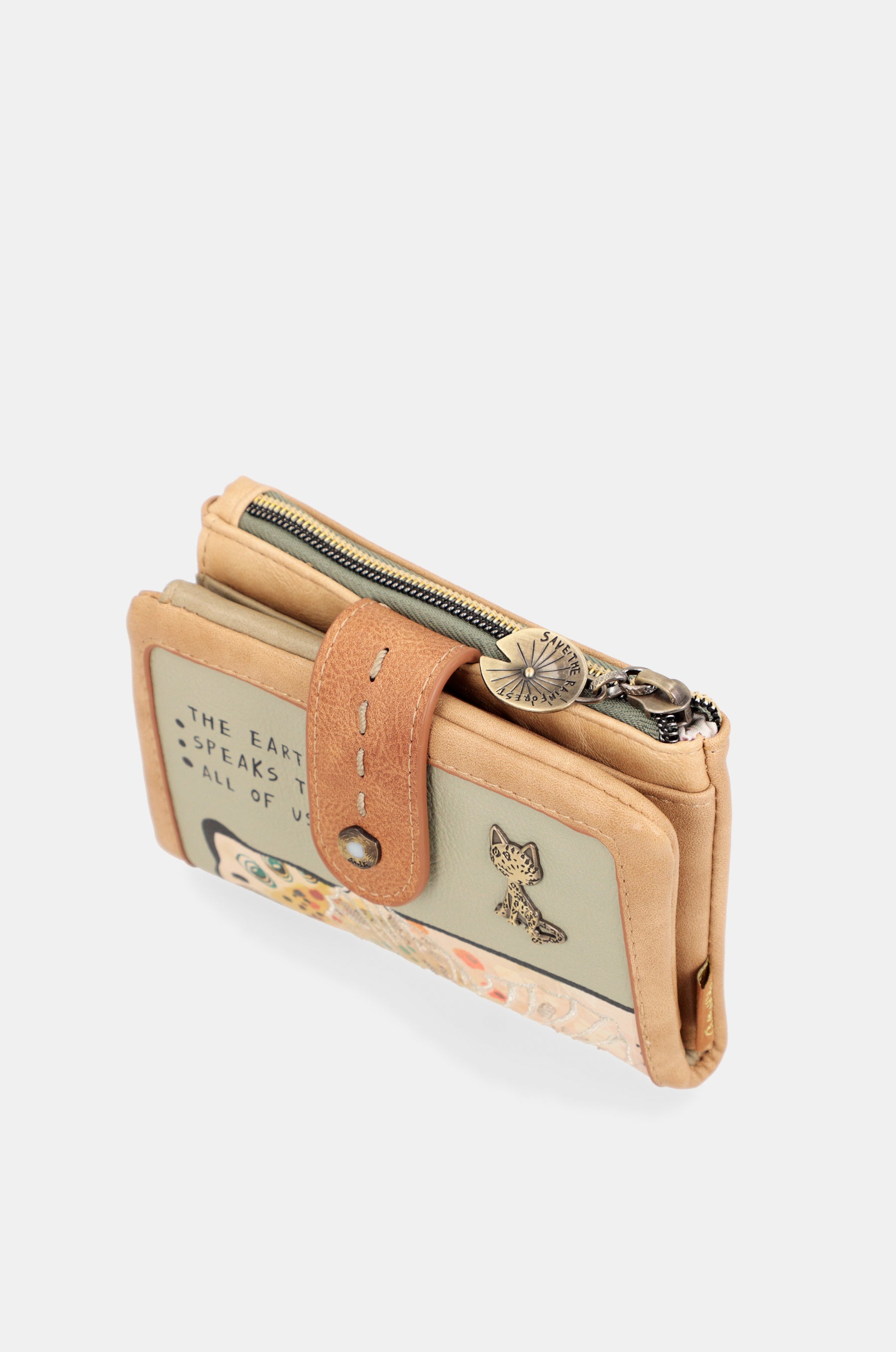 Portefeuille RFID flexible moyen papillon