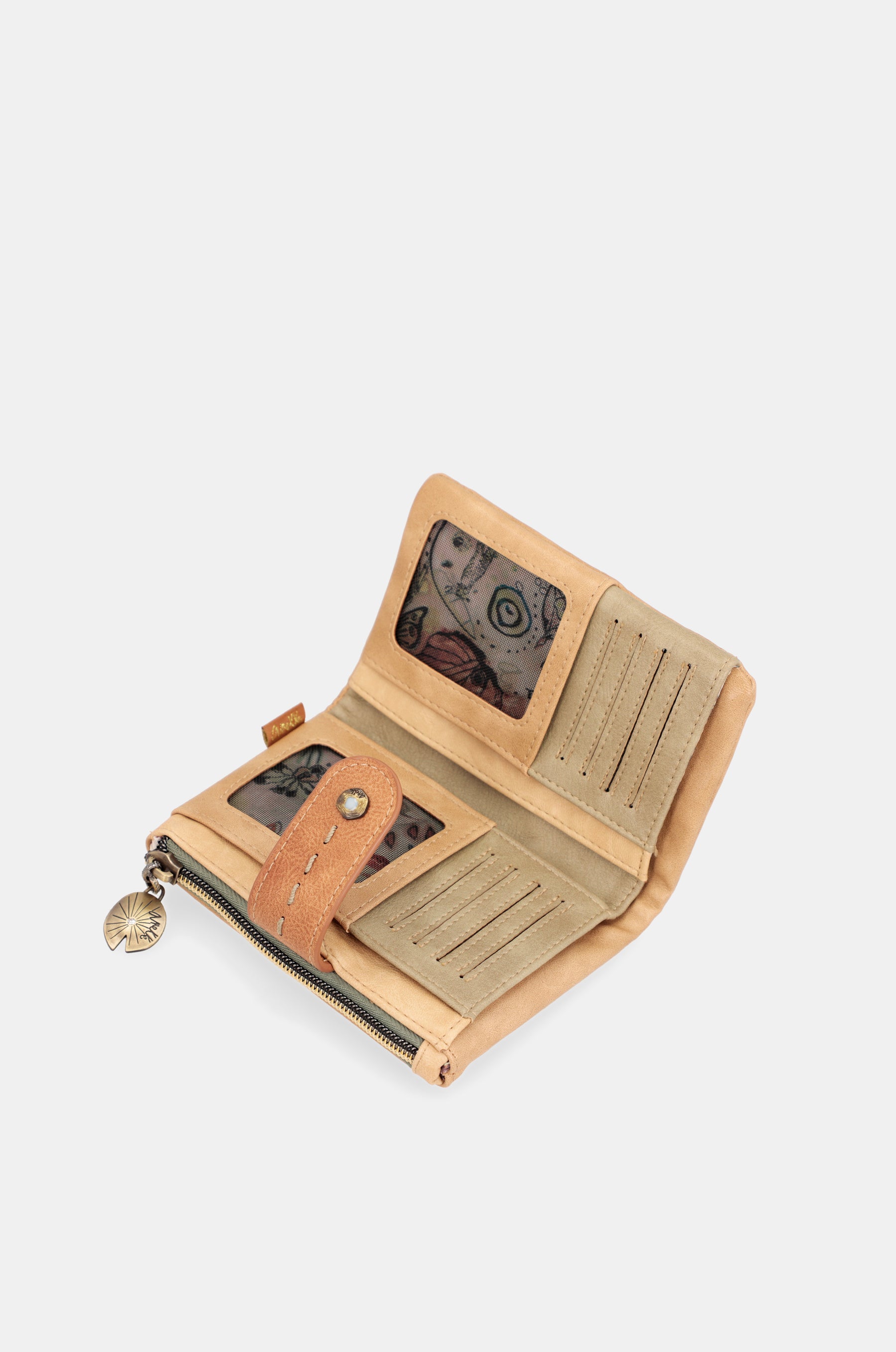 Portefeuille RFID flexible moyen papillon