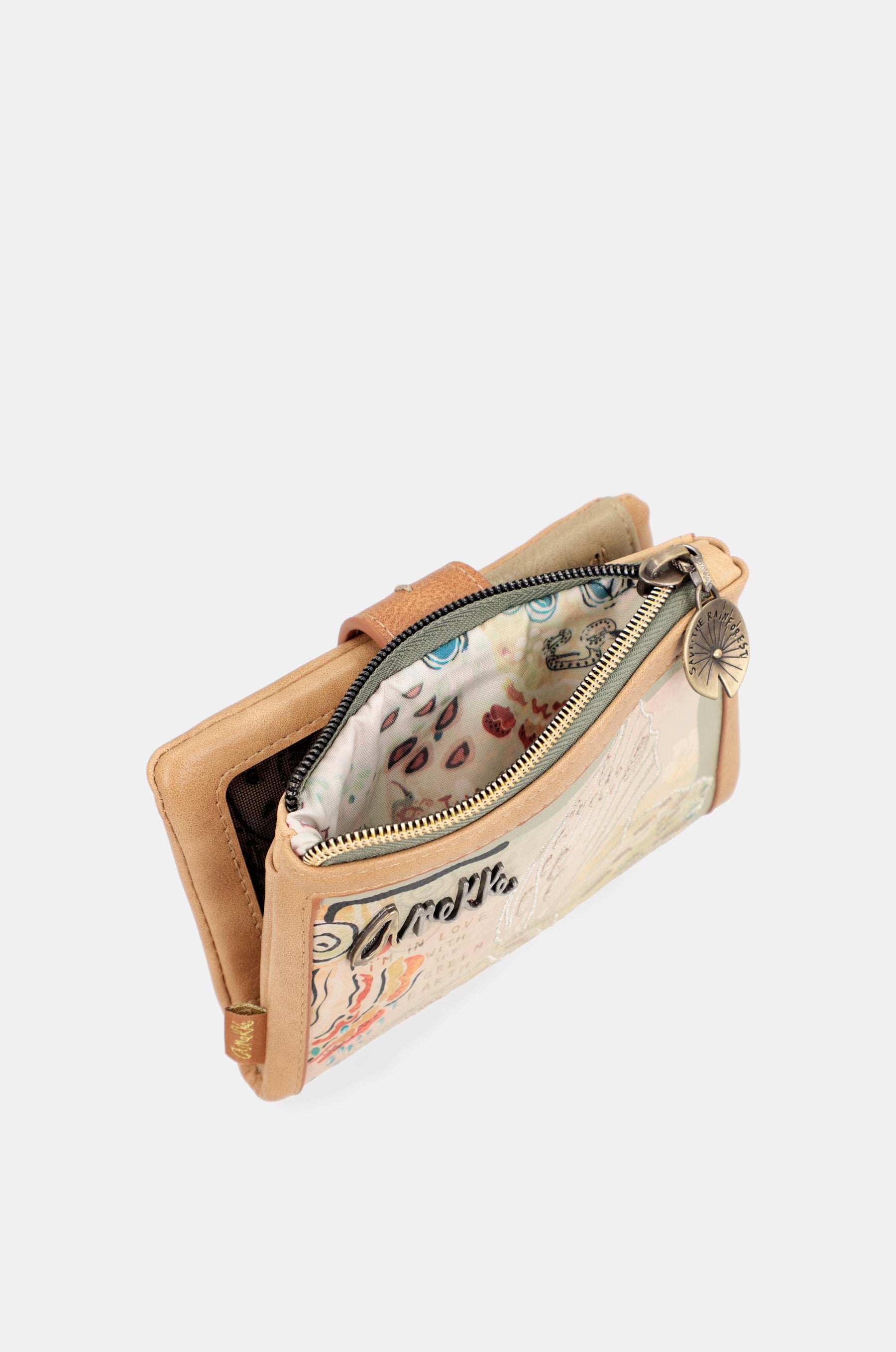 Portefeuille RFID flexible moyen papillon