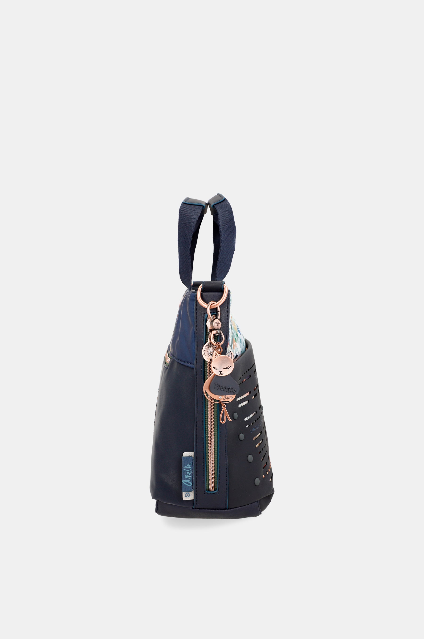 Nature Pachamama Navy Blue Tot Sac avec bandoulière
