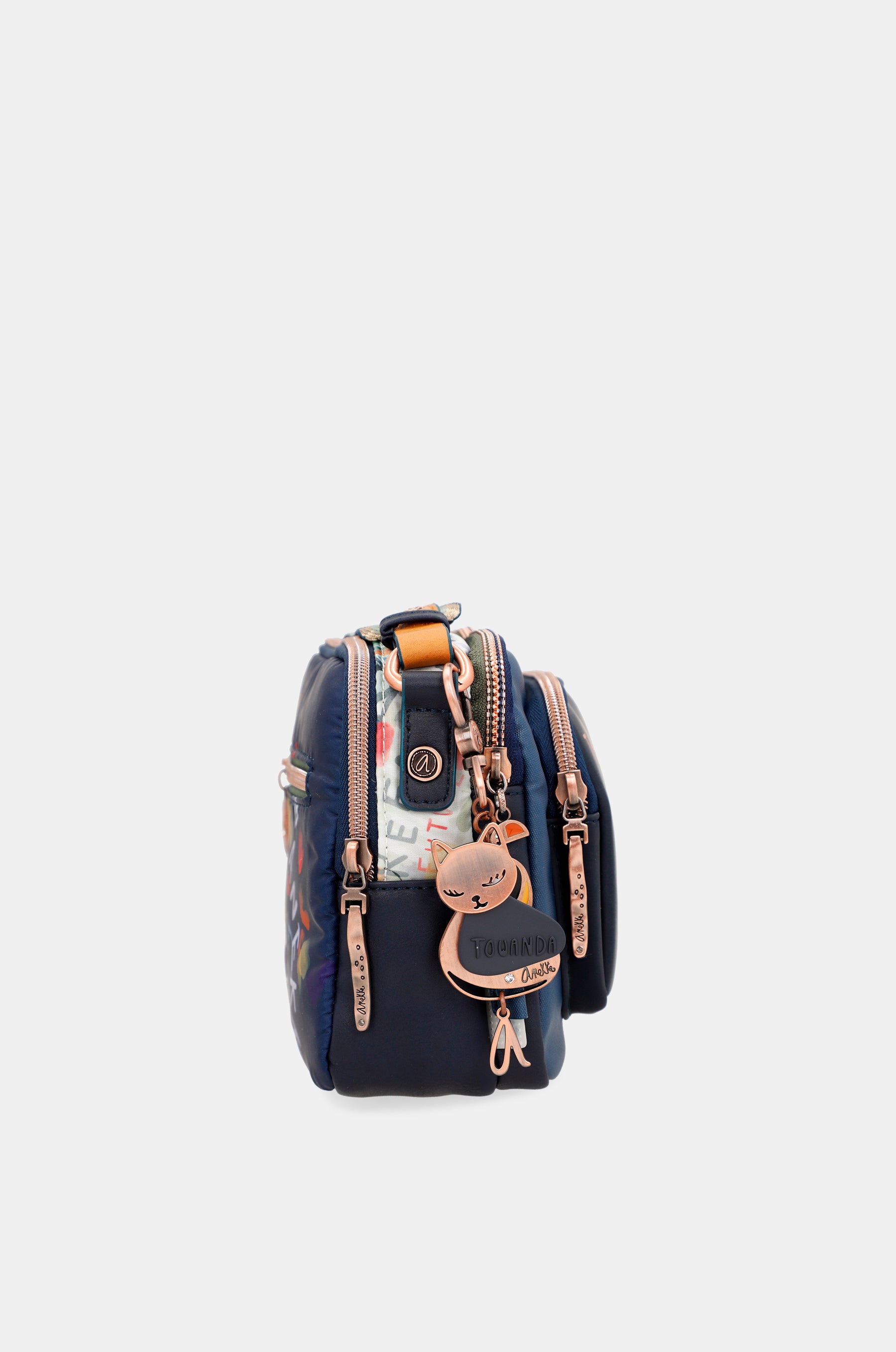 Nature Pachamama Navy Blue Crossbody Bag Anekke