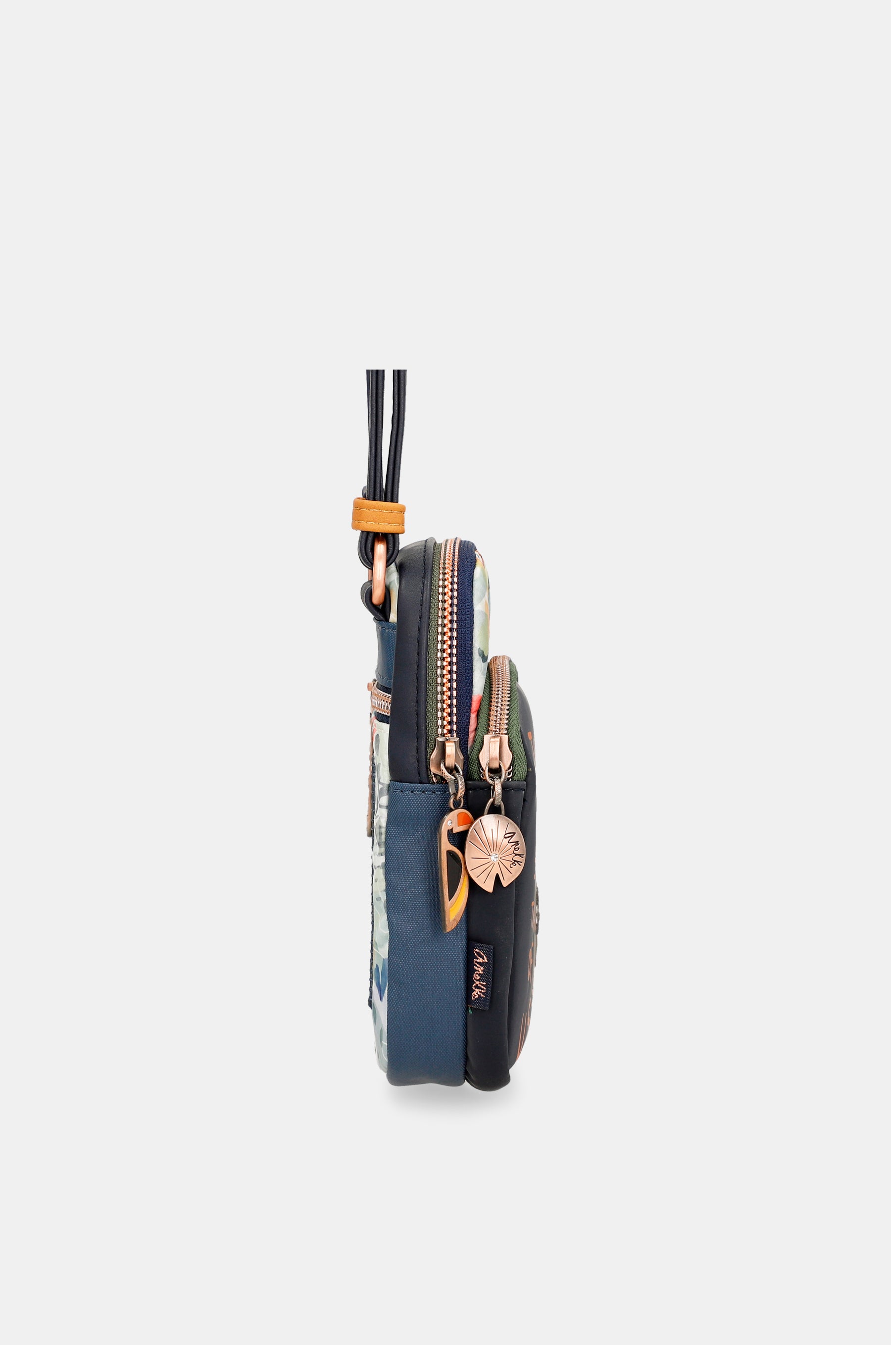 Nature Pachamama Navy Blue Mini Cossbody Bag
