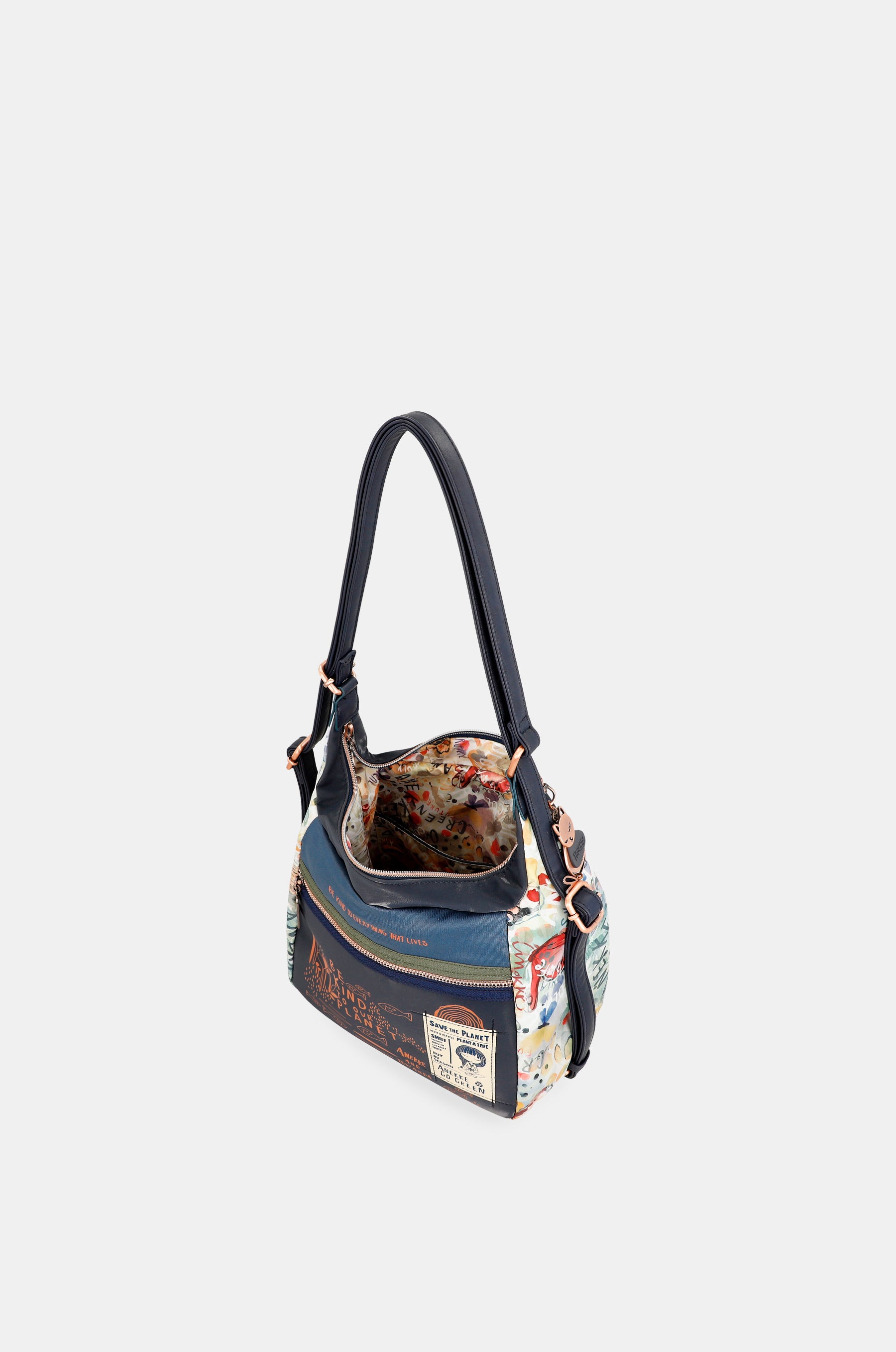 Nature Pachamama convertible Cossbody Band dans un sac à dos