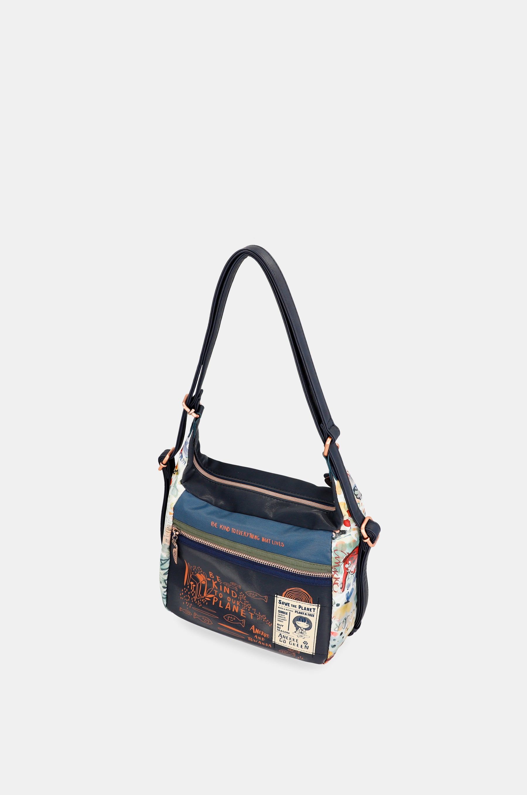 Nature Pachamama convertible Cossbody Band dans un sac à dos