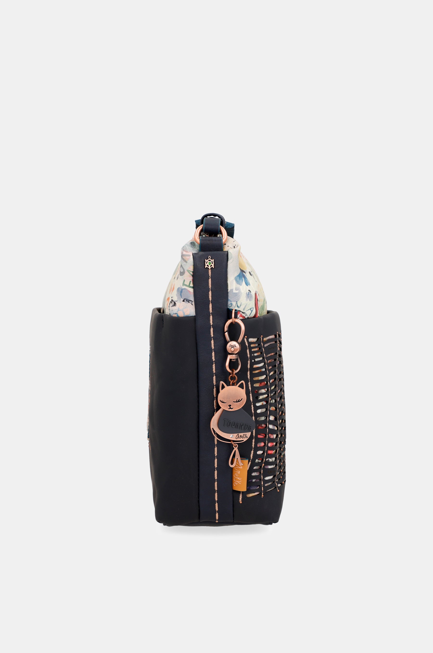 Nature Pachamama Navy Blue grand sac crossbody
