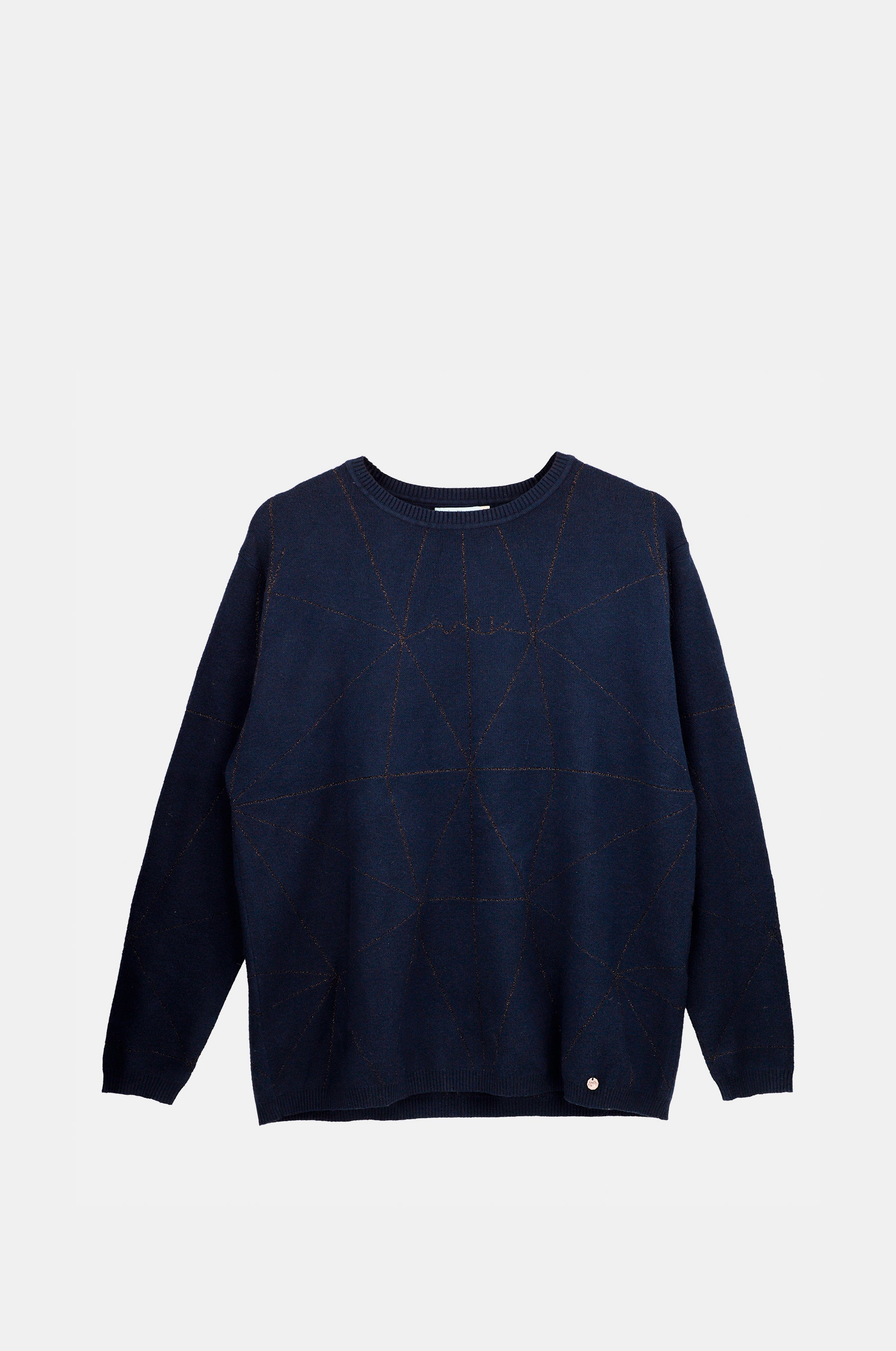 Pull Shōen bleu marine